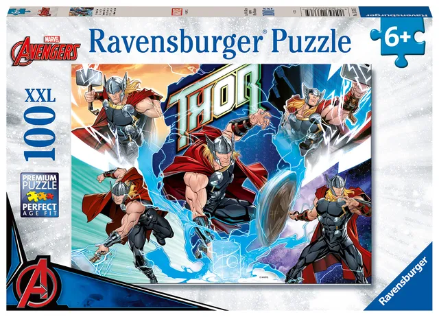 ravensburger-marvel-thor-puzzle-100-pi-ces-xxl-d-s-6-ans image 1