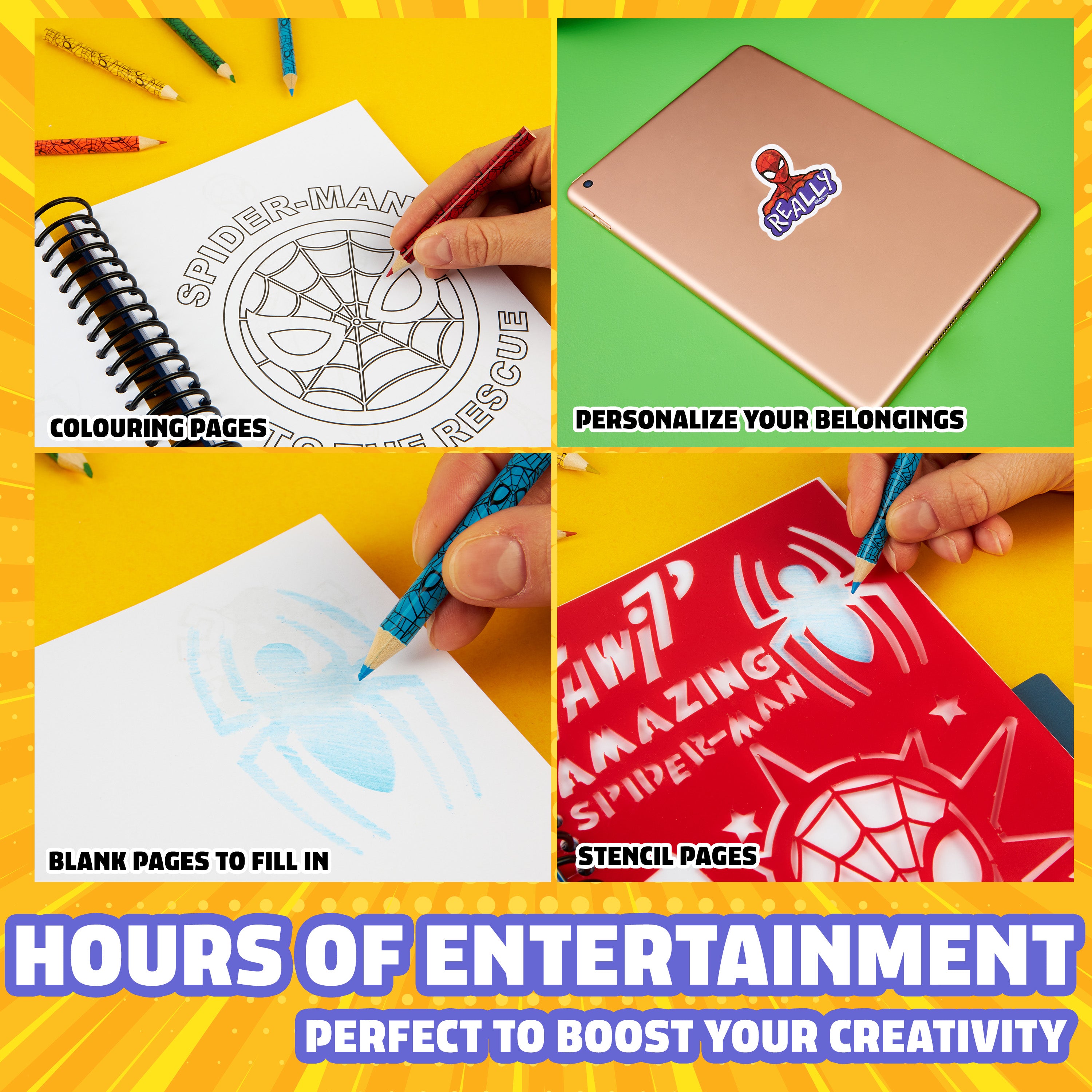 marvel-spiderman-livre-autocollants-1000-stickers-multi image 5