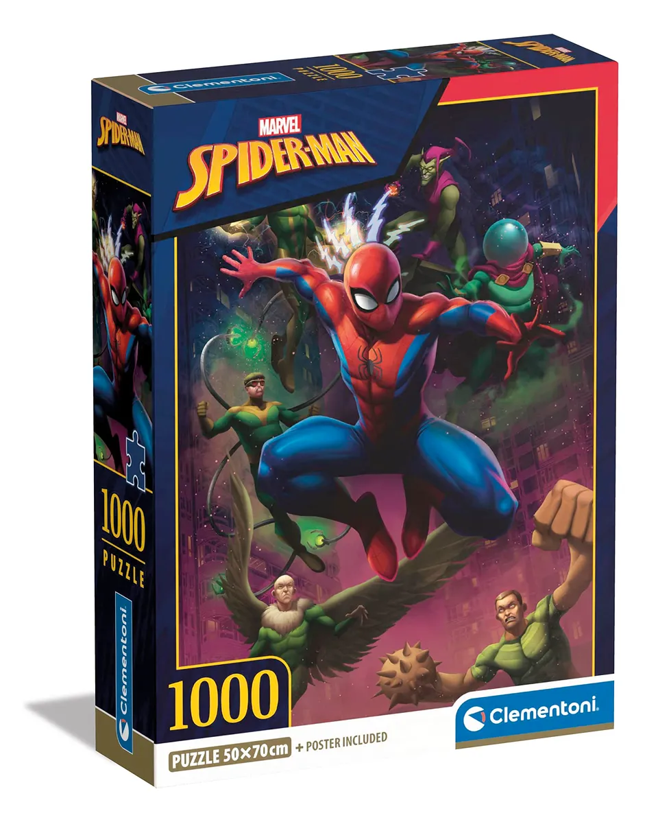clementoni-marvel-spider-man-puzzle-1000-pi-ces-70x50-cm image 1
