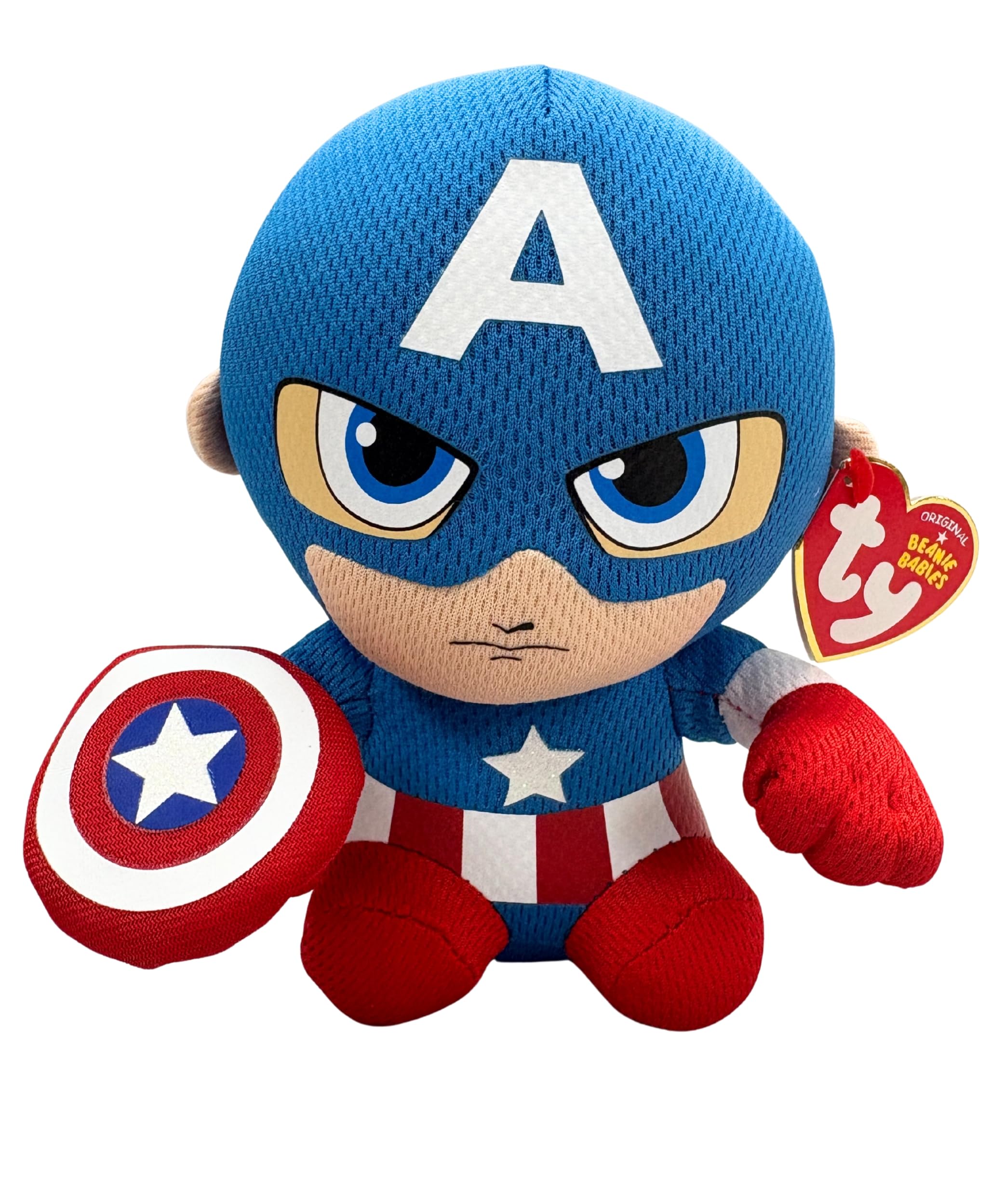 ty-marvel-beanie-babies-ty41197-peluche-black-panther-15-cm-noir image 4