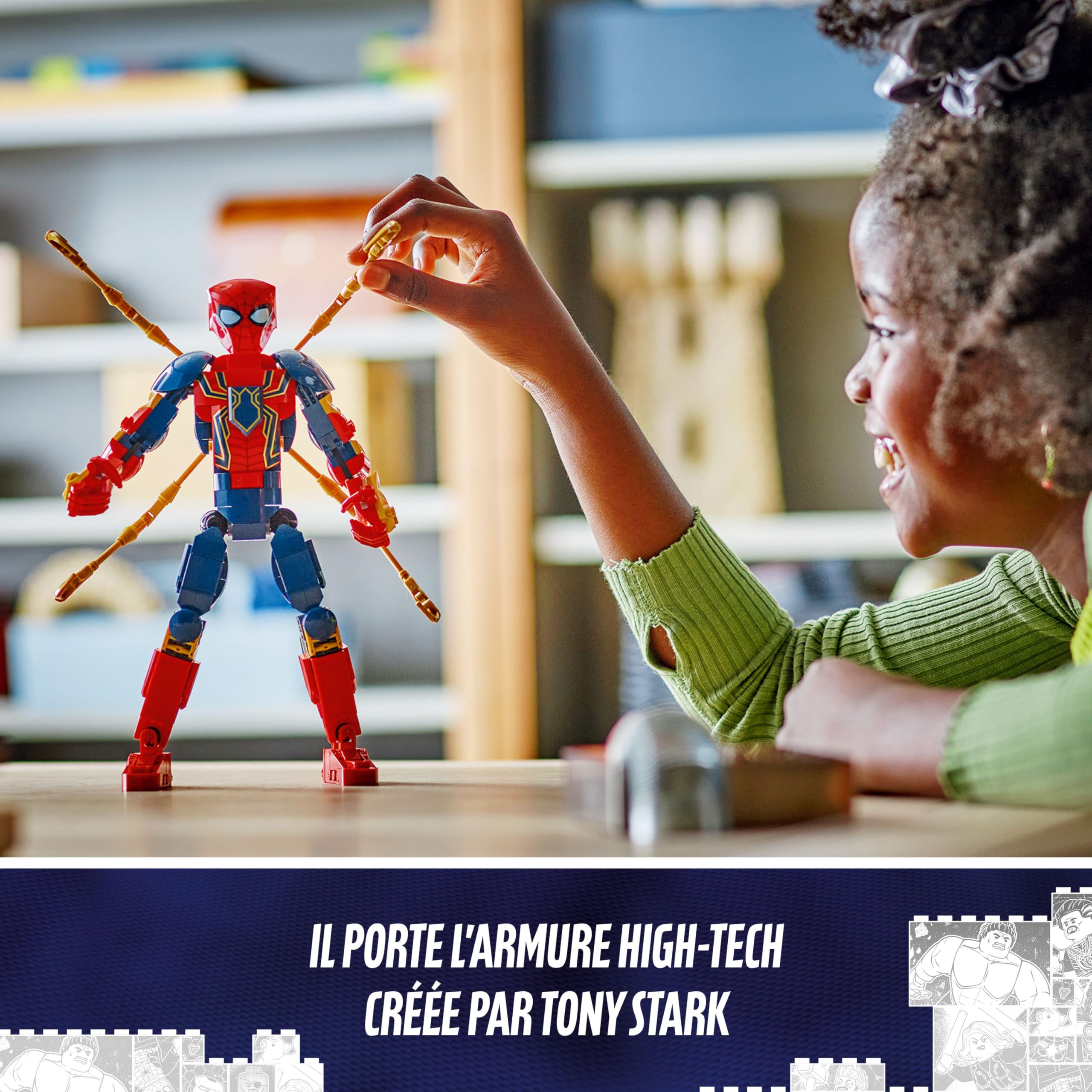 lego-marvel-iron-spider-man-76298-figurine-construire-27-cm image 4