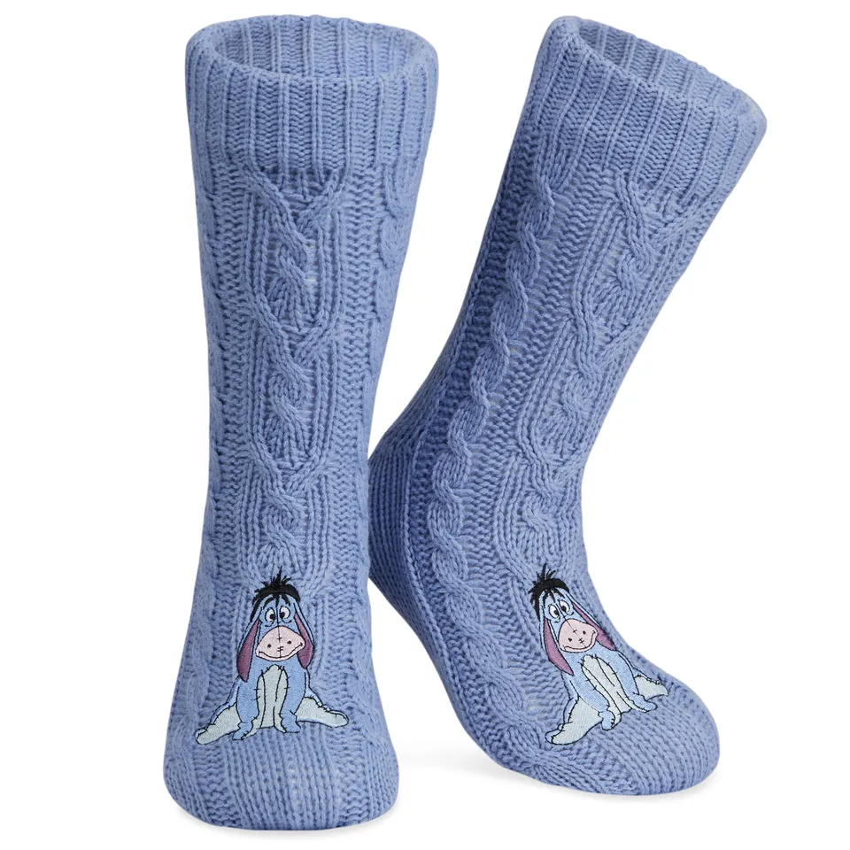 disney-stitch-chaussettes-pilou-femme-bourriquet-violet image 1