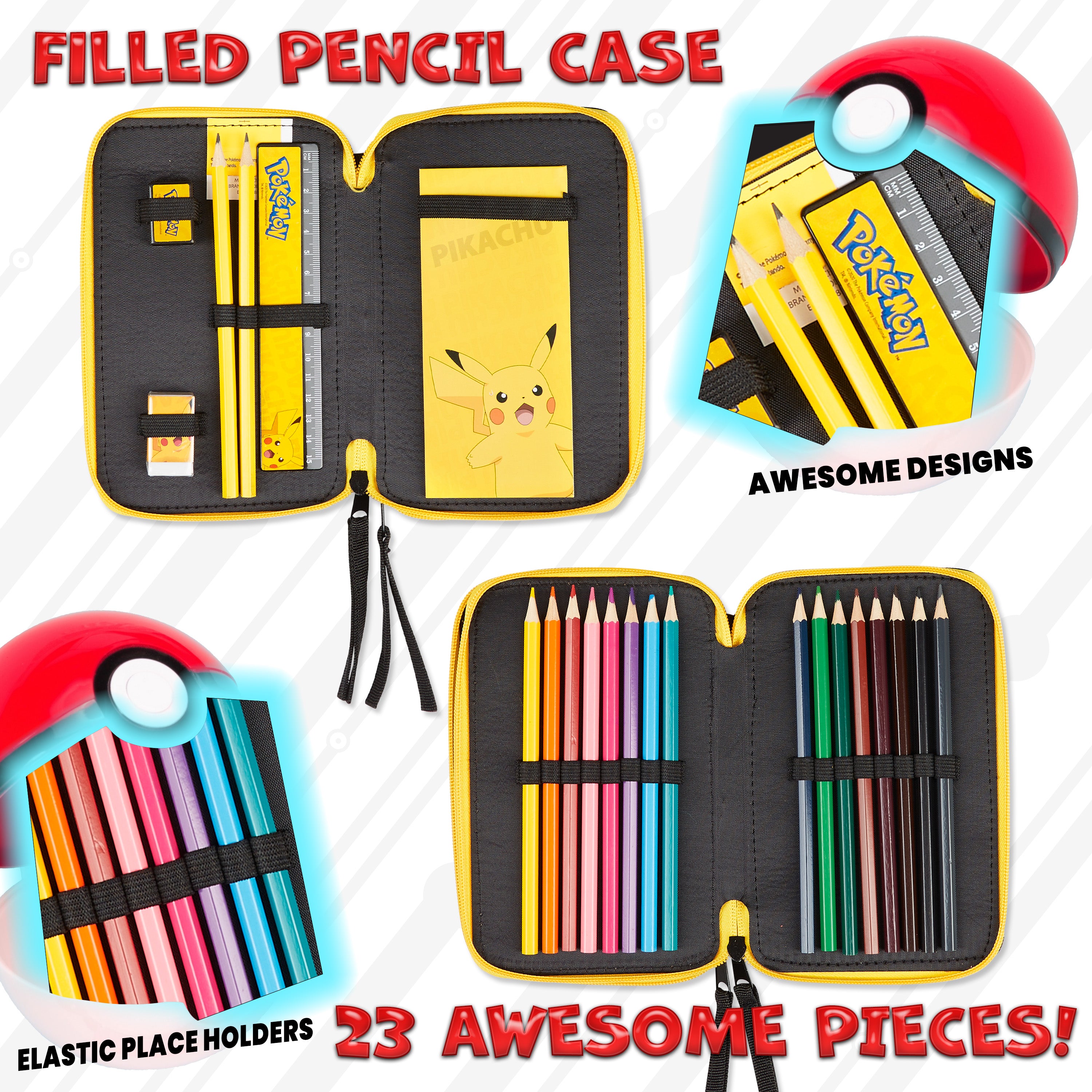 pok-mon-trousse-garnie-pikachu-23-pi-ces-double-compartiment image 6