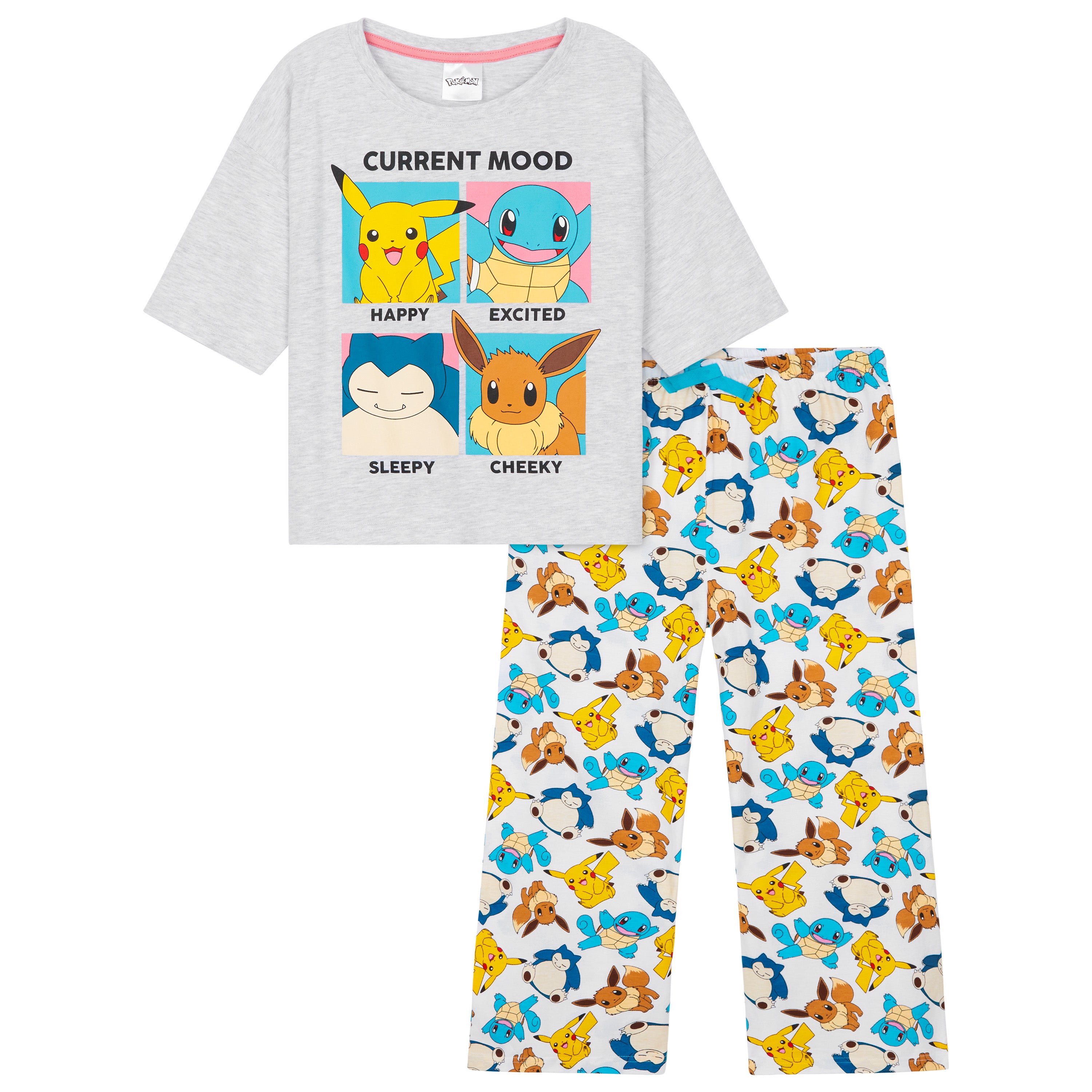 pok-mon-pikachu-pyjama-fille-coton-9-10-ans-2-pi-ces image 1
