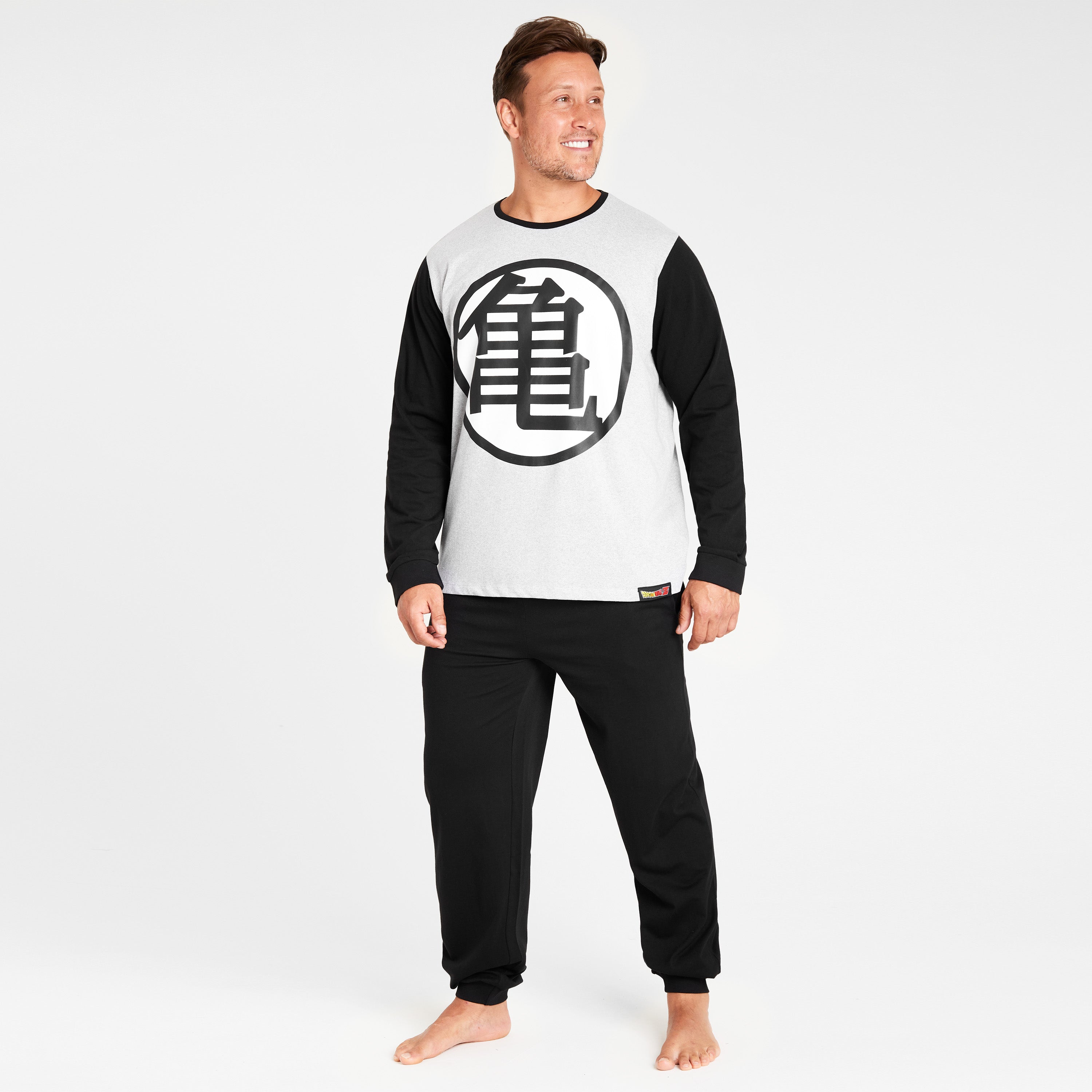 dragon-ball-z-pyjama-homme-manches-longues-noir-gris-taille-m image 5