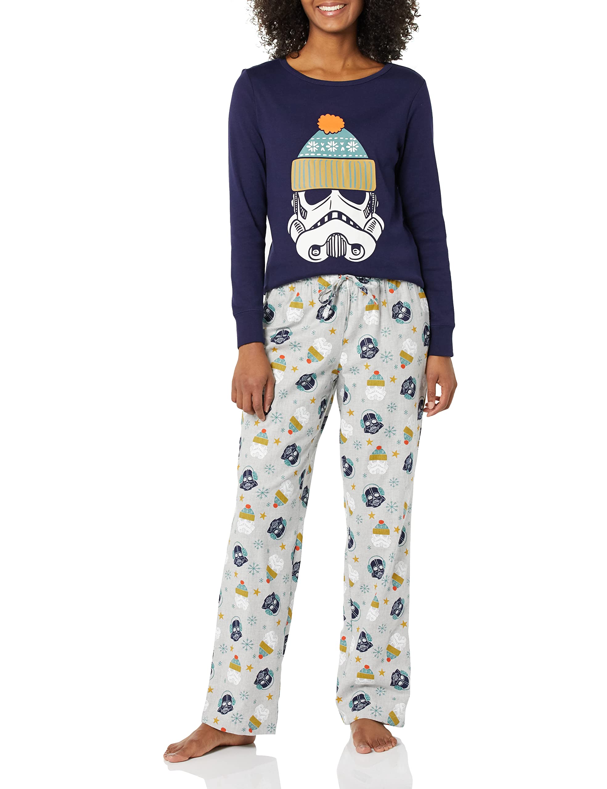 amazon-essentials-marvel-captain-america-pyjama-flanelle-femme image 8