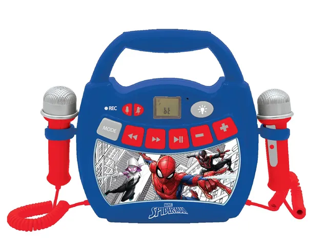 lexibook-spider-man-mp320spz-karaok-enfant-bluetooth image 1