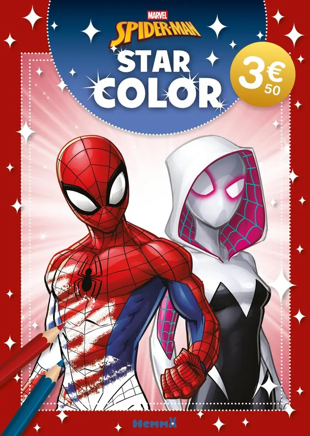 marvel-spider-man-star-color-livre-coloriage-4-ans image 1