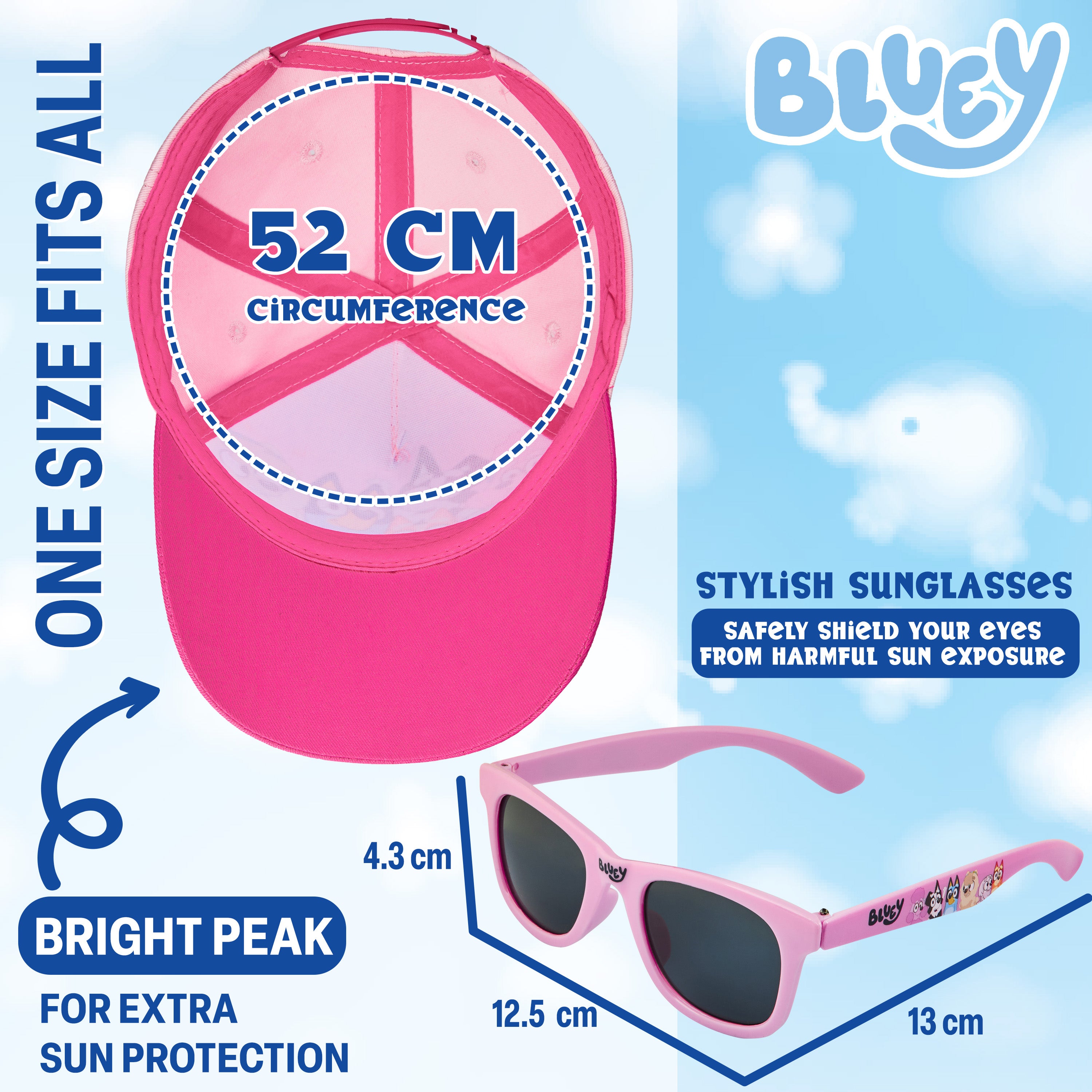 bluey-girls-lunettes-casquette-enfant-rose image 6