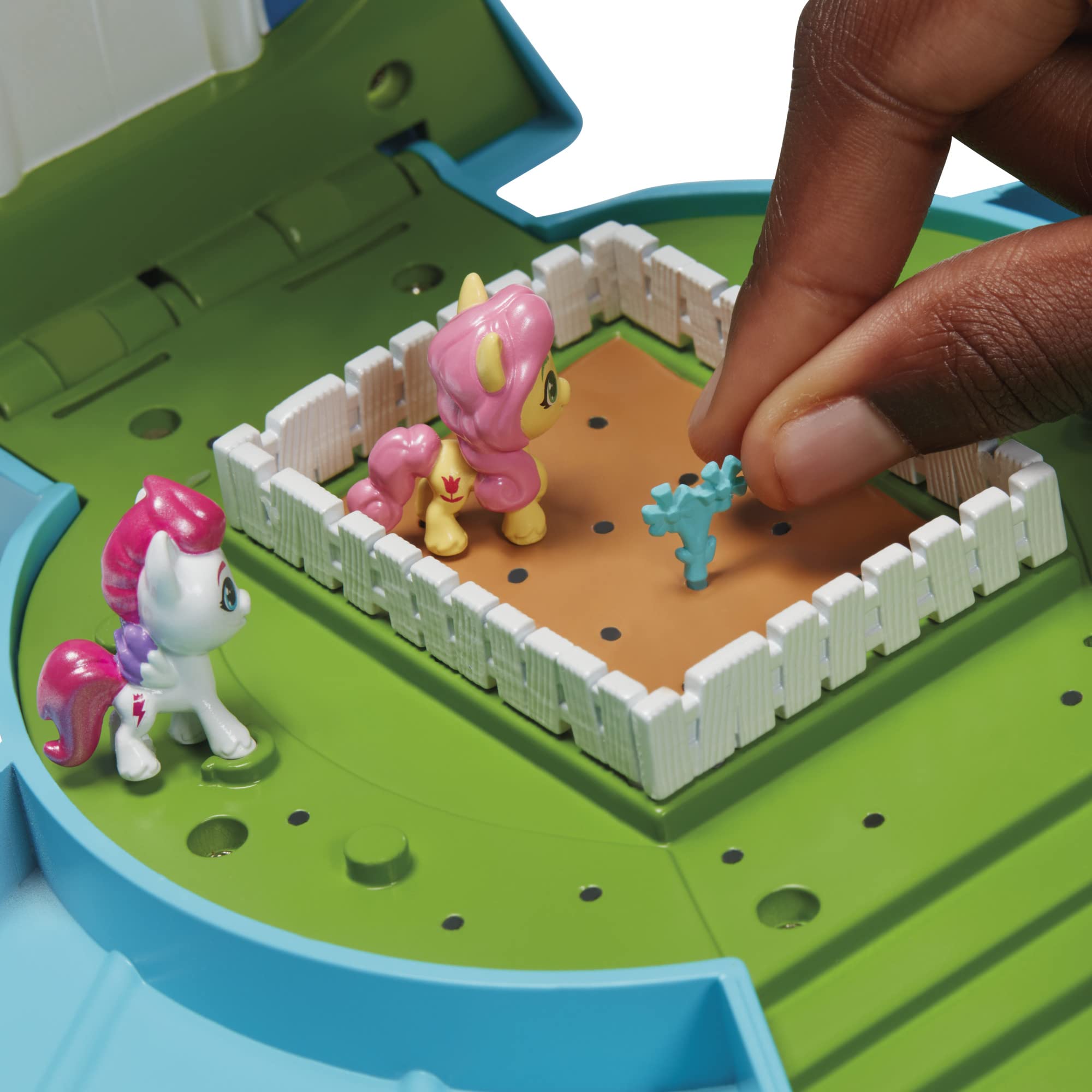 my-little-pony-mini-monde-magique-mini-maison-de-cristal-5-poneys image 7