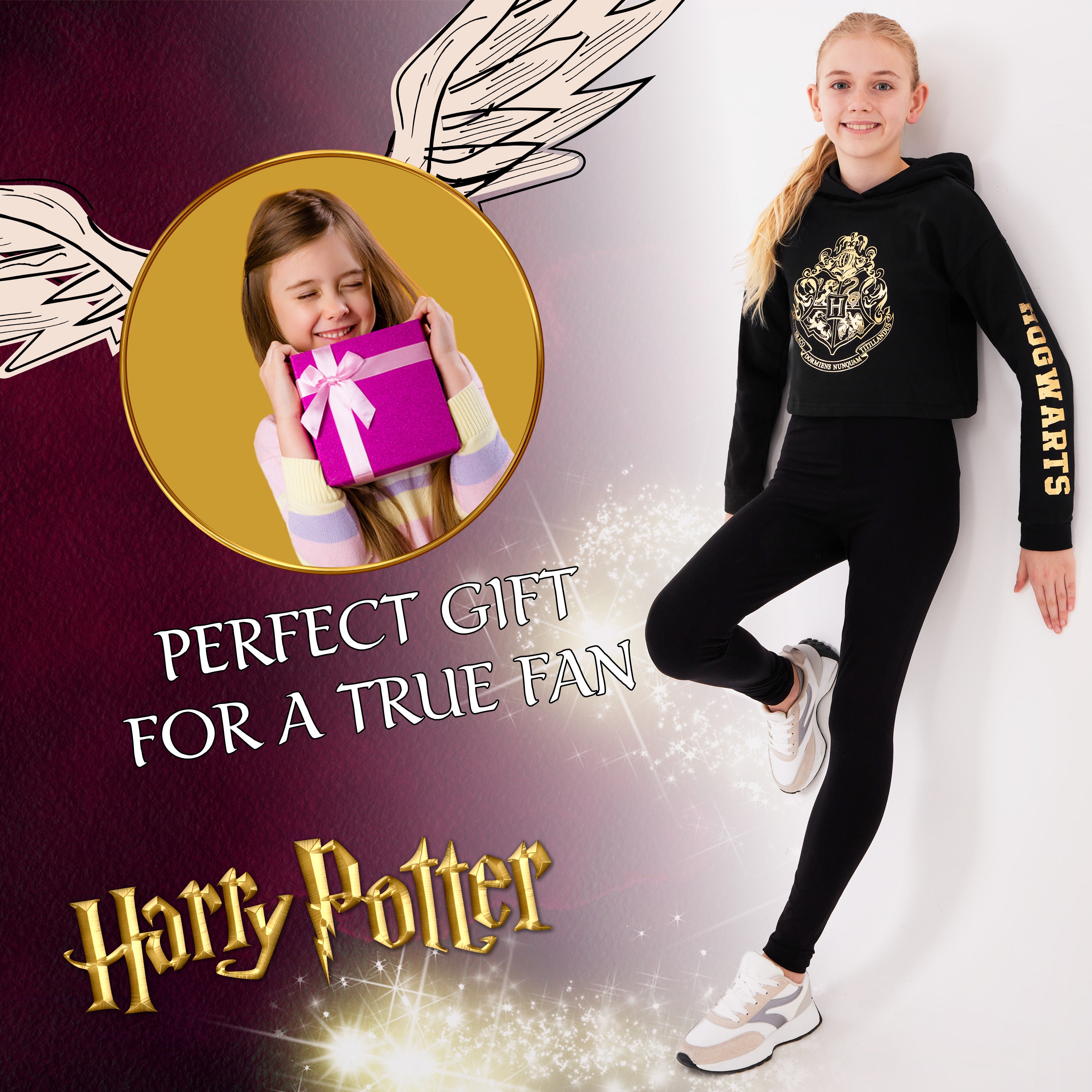 harry-potter-sweat-capuche-fille-hogwarts-7-14-ans image 3