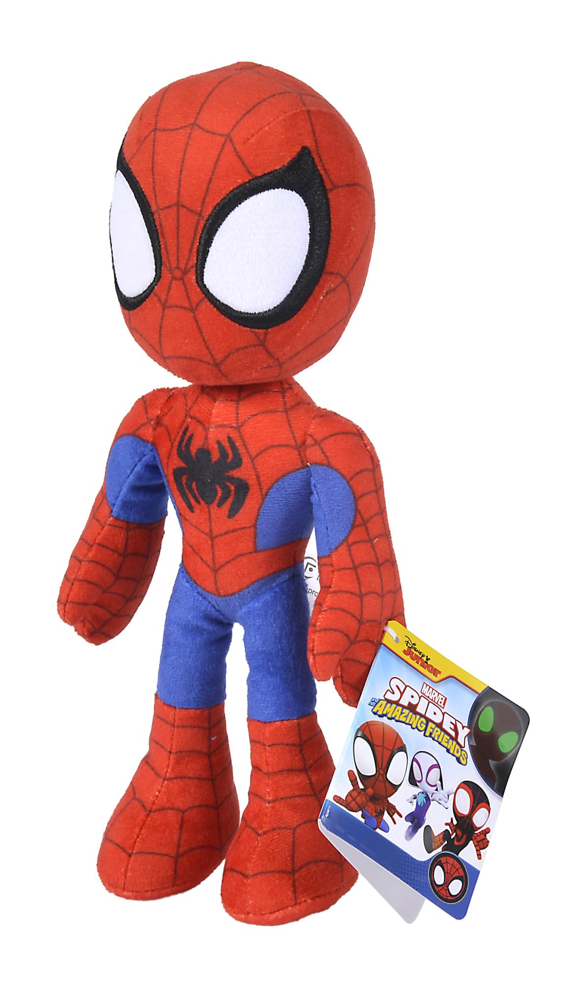 marvel-spidey-peluche-spider-man-25-cm-yeux-nuit image 2