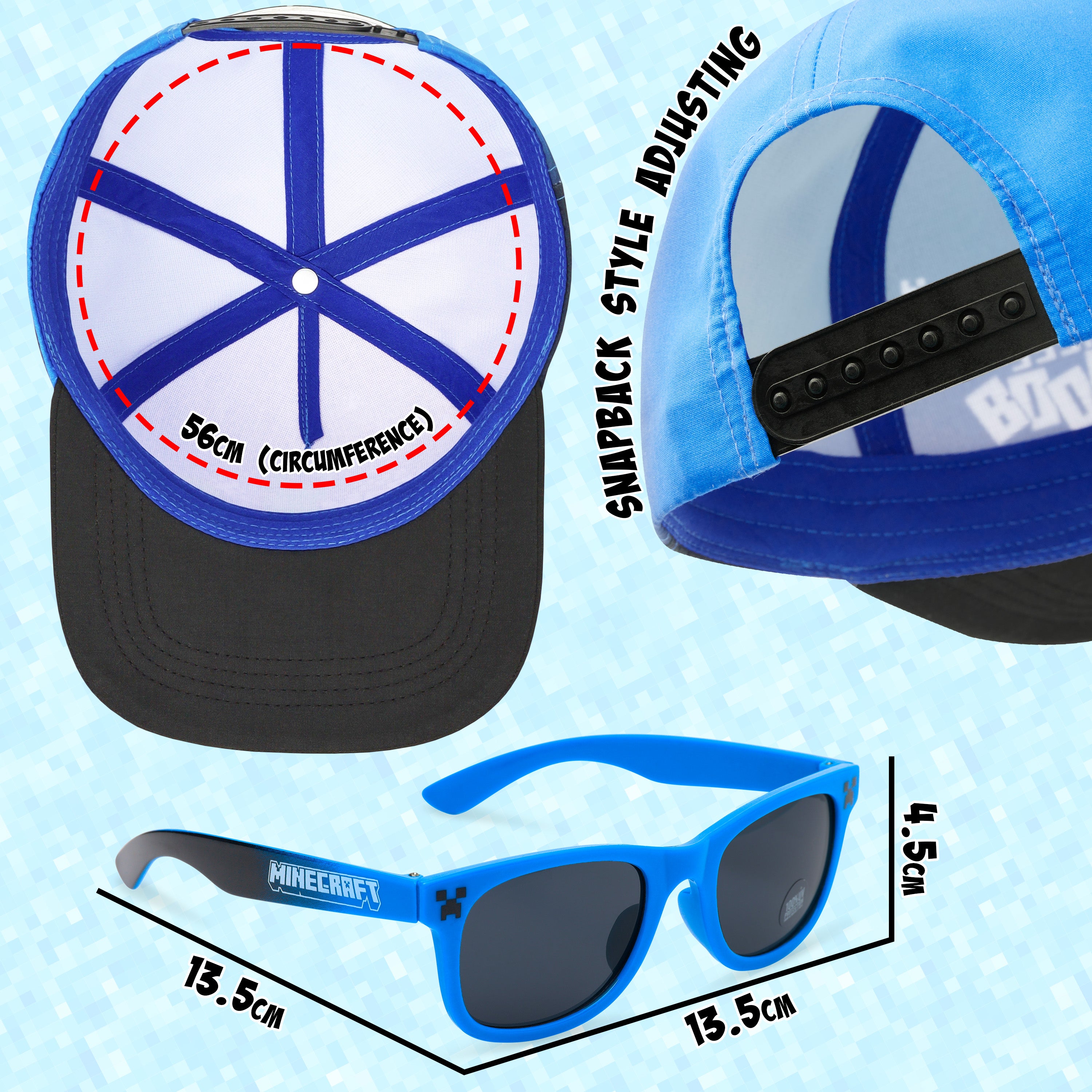 minecraft-casquette-baseball-lunettes-enfant-gar-on-uv image 6