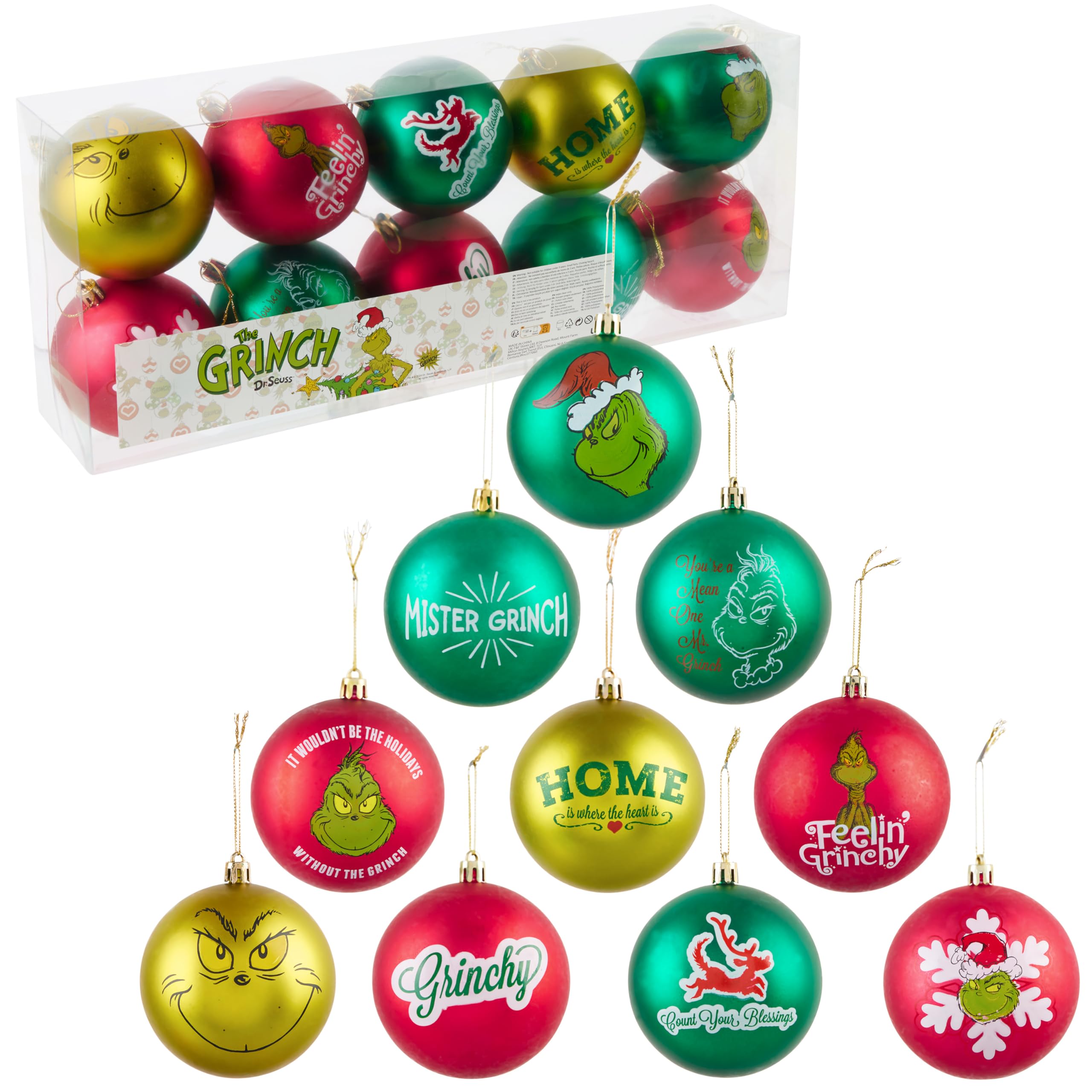 grinch-boules-sapin-no-l-lot-10-d-corations-vertes image 6