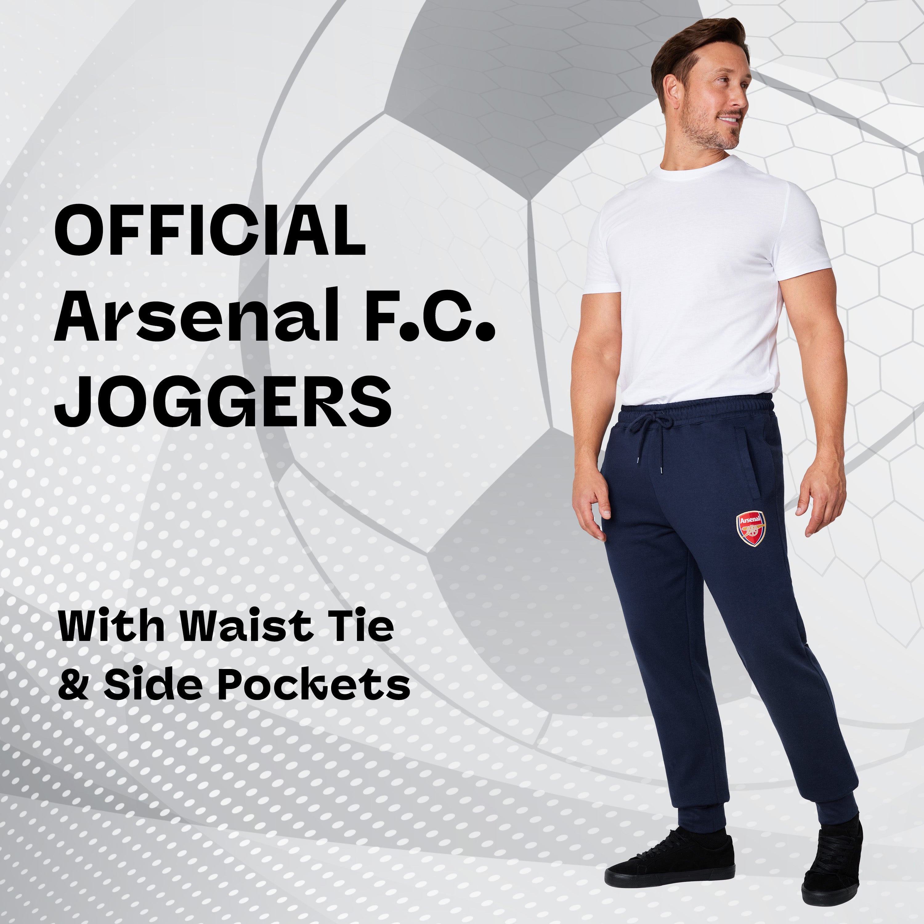 arsenal-men-pantalon-jogging-homme-poches-logo-respirant image 3