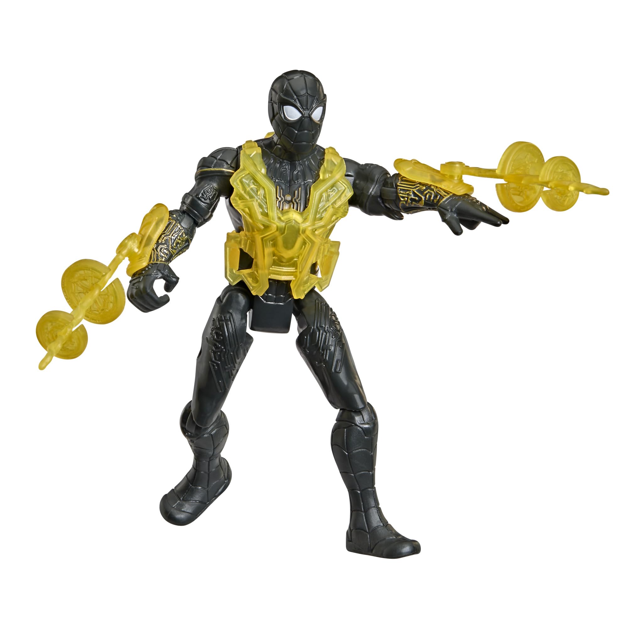 marvel-actionverse-spider-man-far-from-home-figurine-noir-et-or-11-5-cm image 4