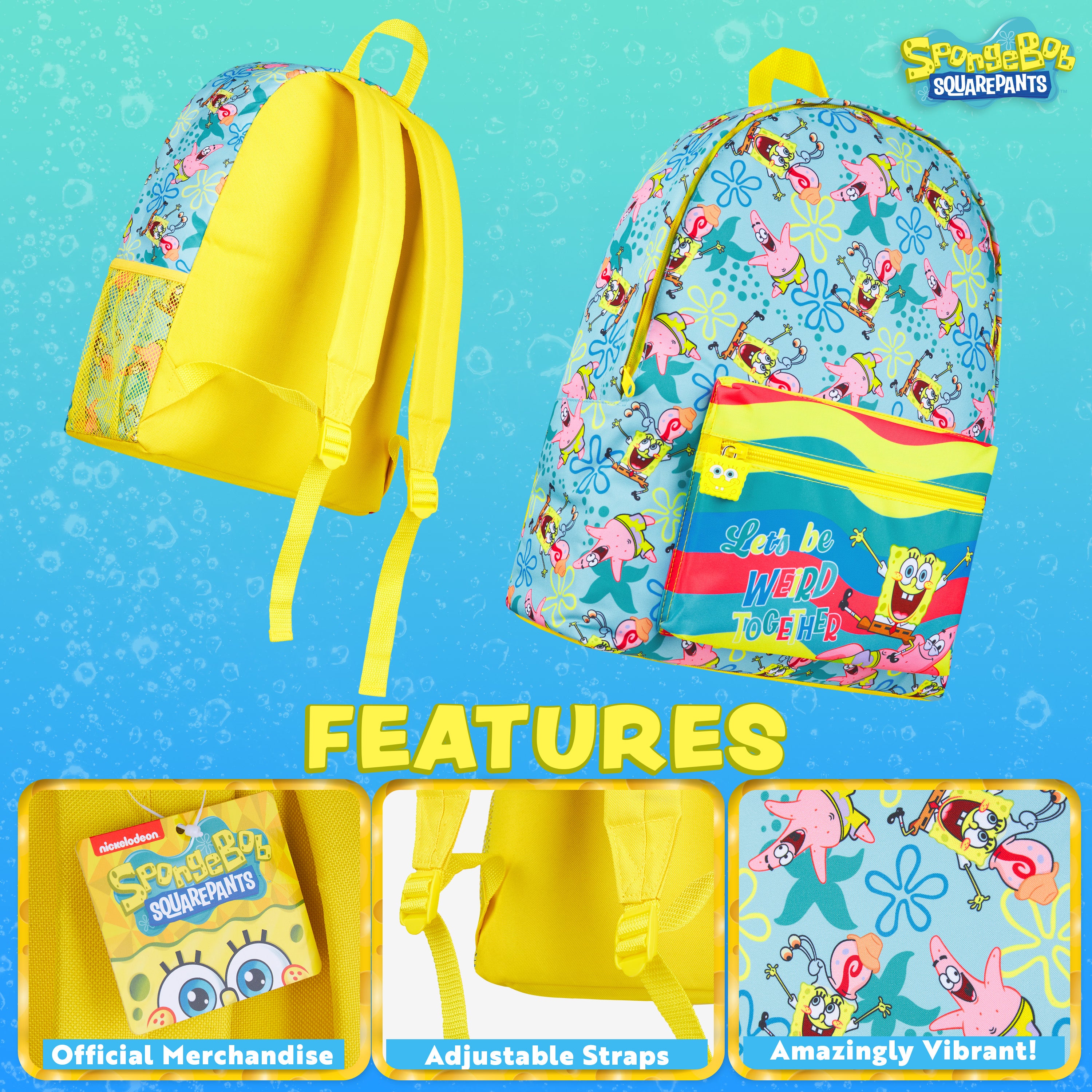 bob-l-ponge-sac-dos-enfant-cartable-cole image 3