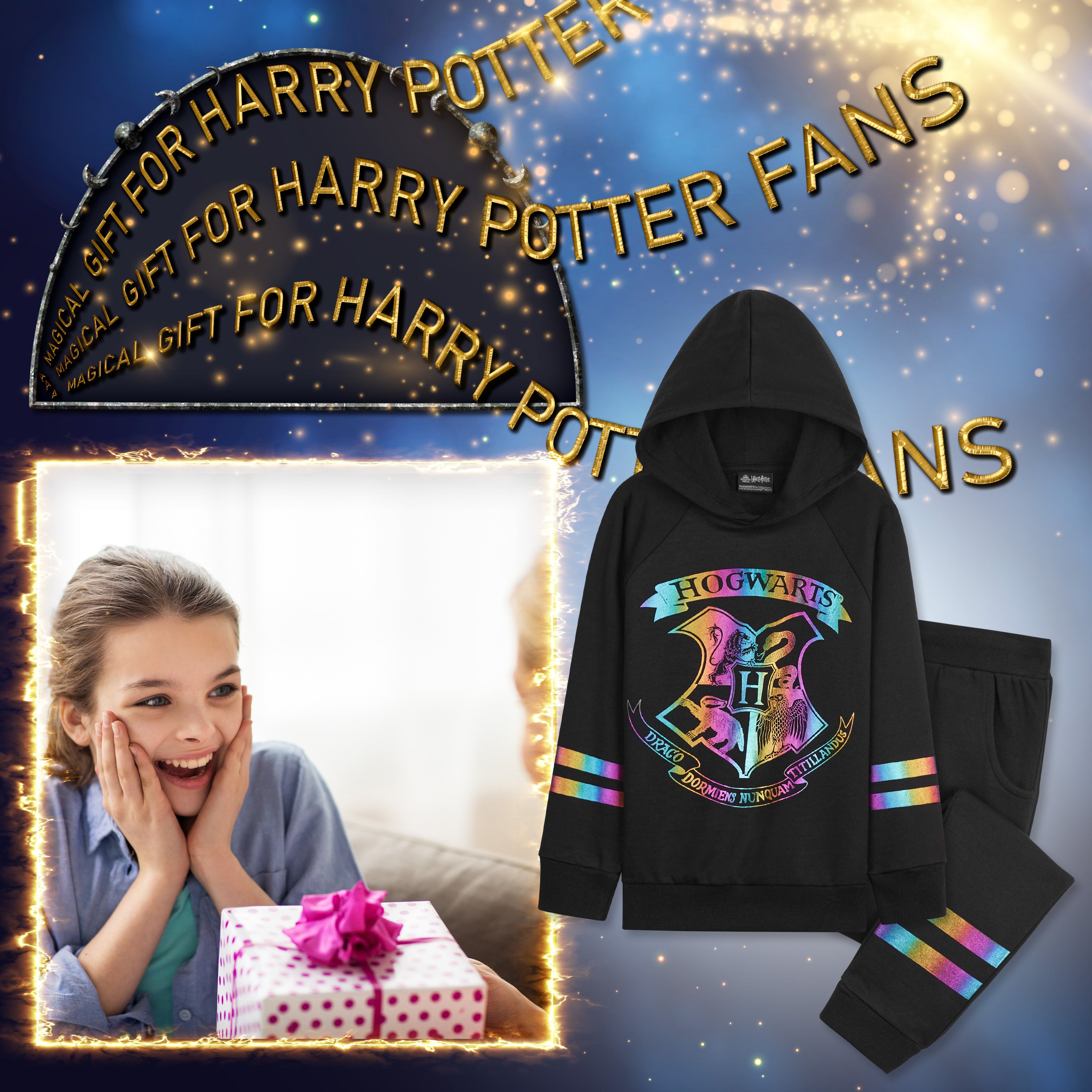 harry-potter-surv-tement-fille-7-8-ans-sweat-jogging image 2