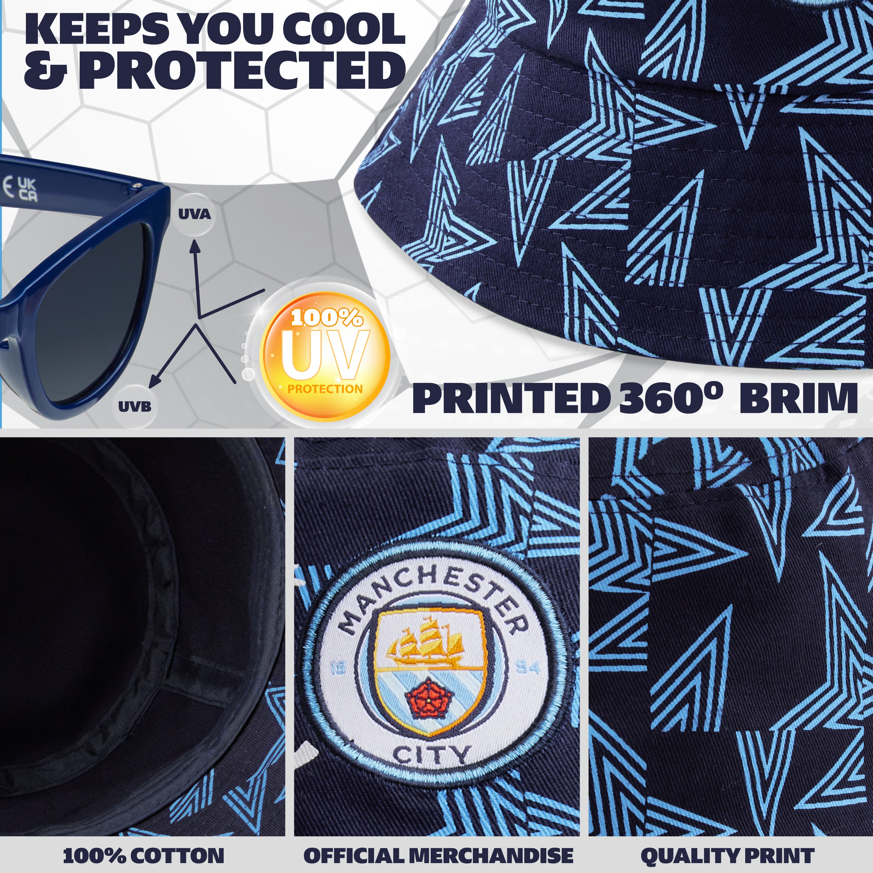 manchester-city-bob-enfant-lunettes-soleil-uv-set-officiel image 5