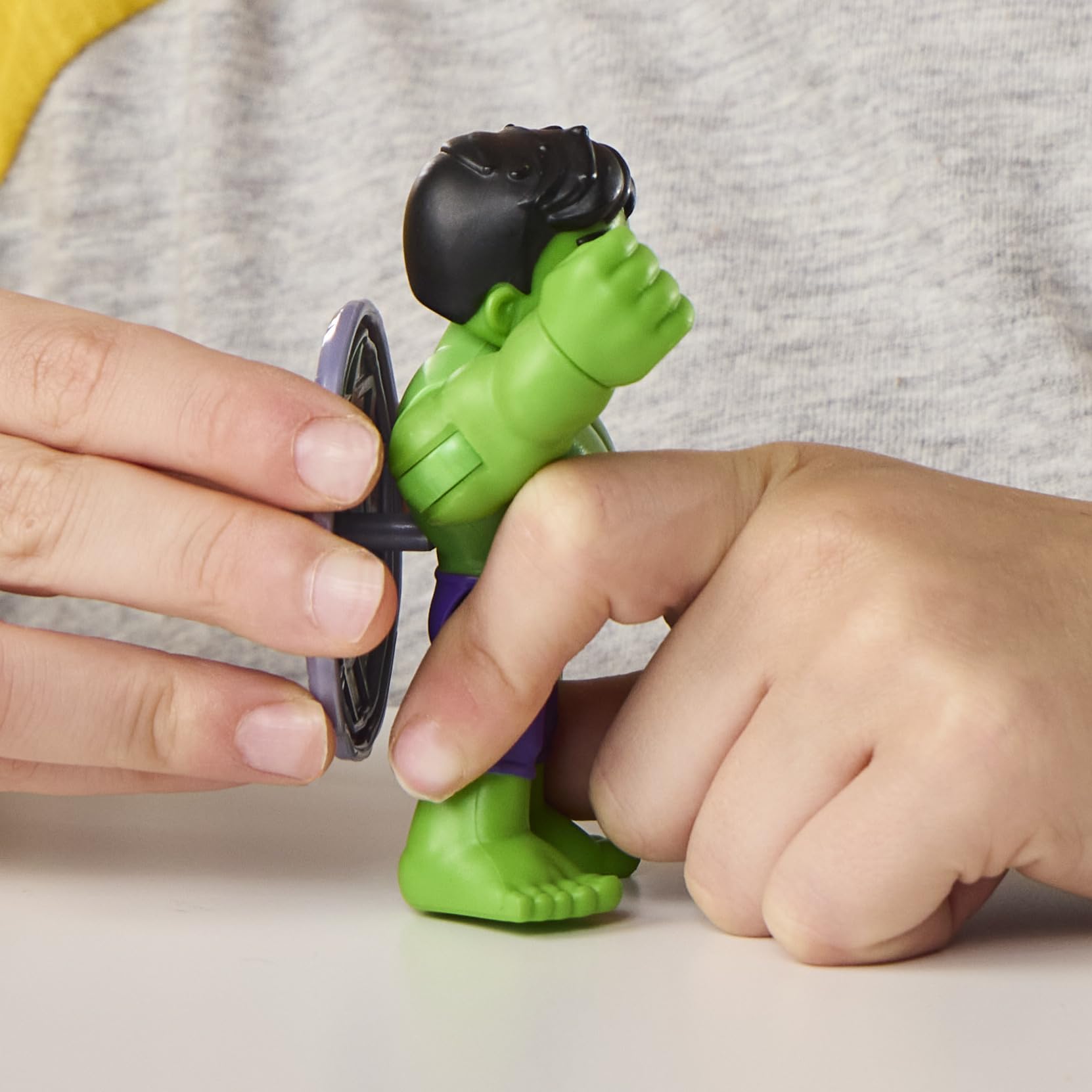 marvel-spidey-et-amis-hulk-figurine-7-5-cm-verte-articul-e image 4