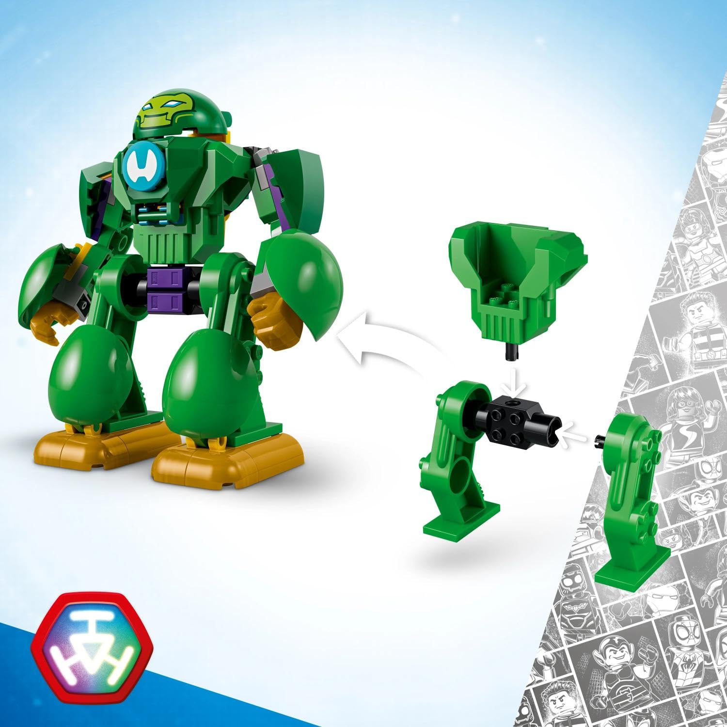 lego-marvel-11211-loki-contre-team-iron-man-jeu-204-pi-ces image 5