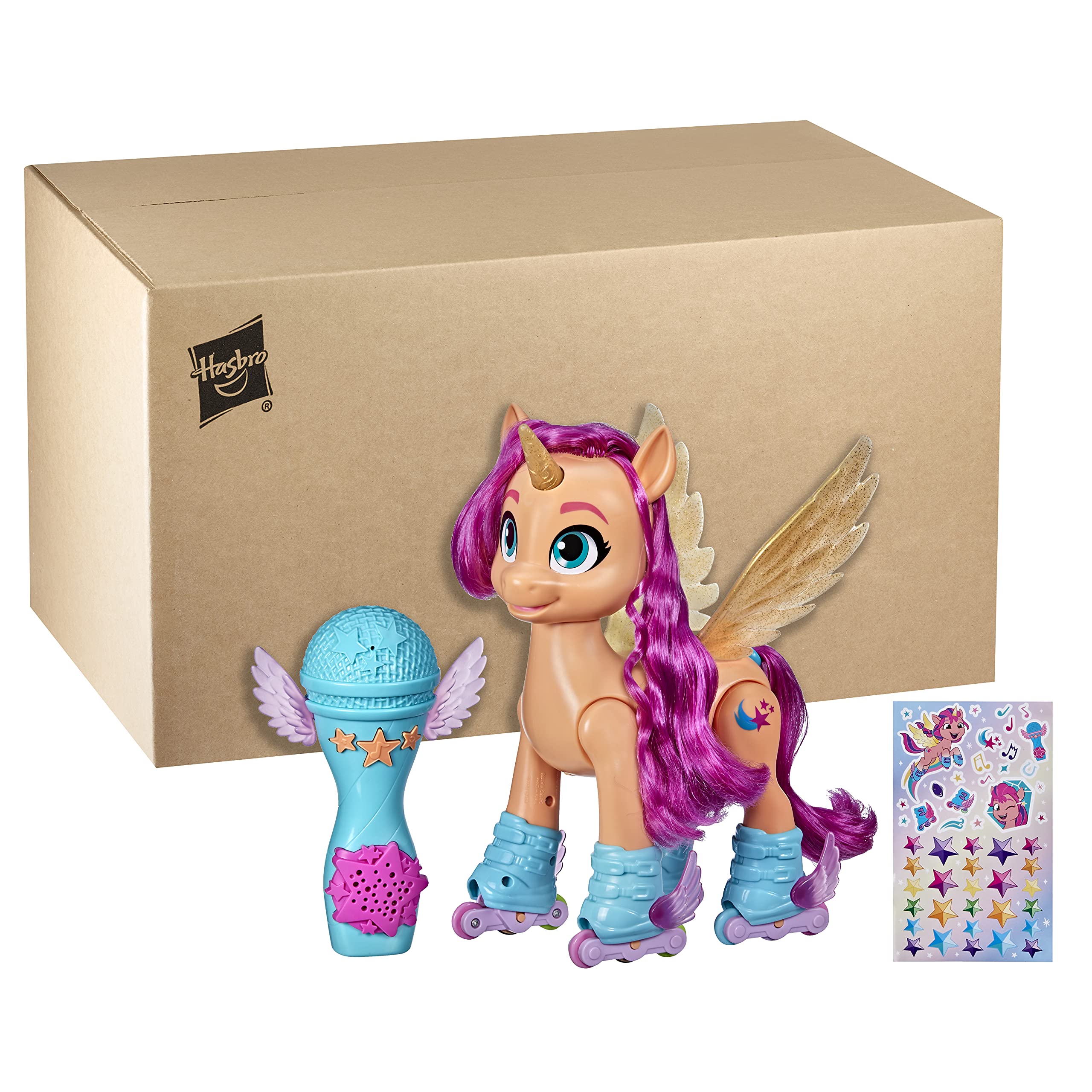 my-little-pony-a-new-generation-sunny-starscout-figurine-roller-chantante-22-5-c image 2