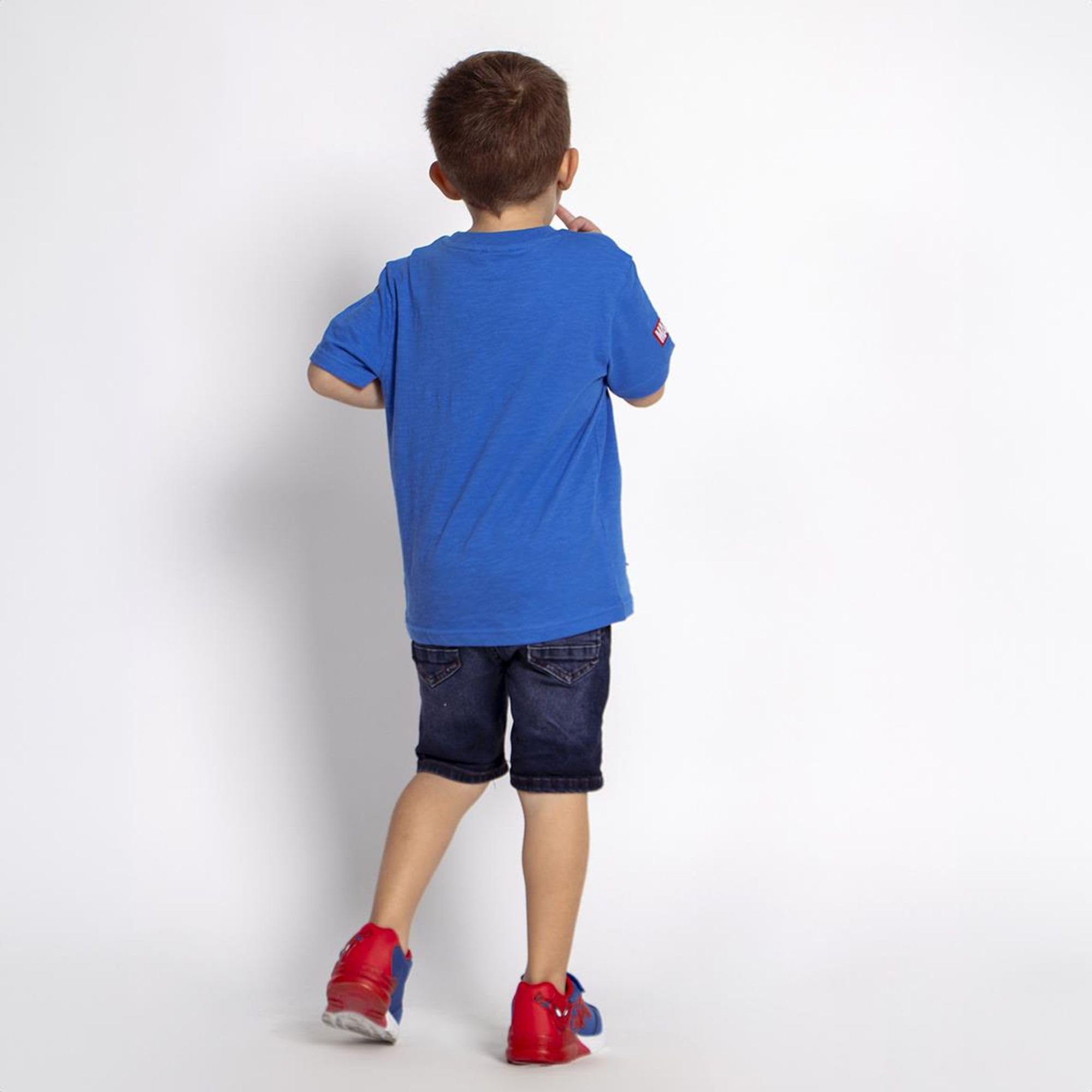 cerd-spidey-t-shirt-enfant-bleu-3-ans-coton image 5