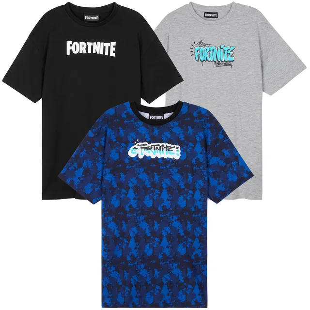get-trend-boys-fortnite-t-shirt-gar-on-lot-3-14-ans-coton image 1