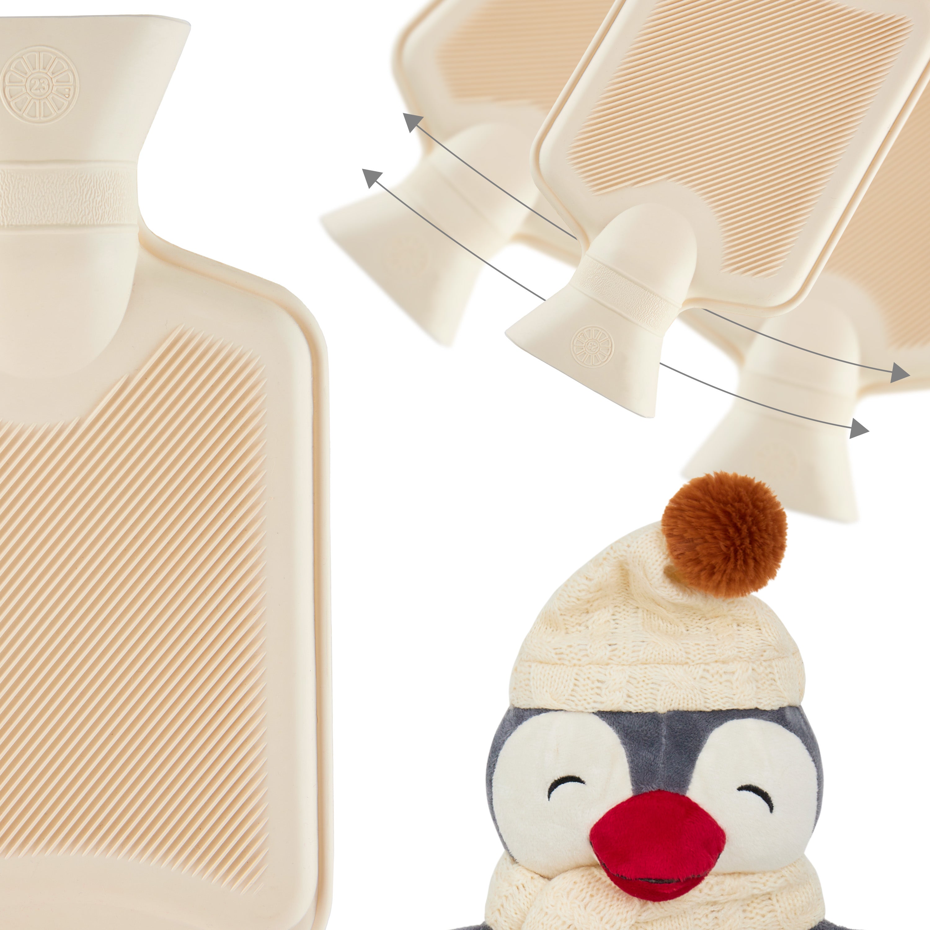 get-trend-bouillotte-housse-pingouin-gris-polaire-1-litre image 5