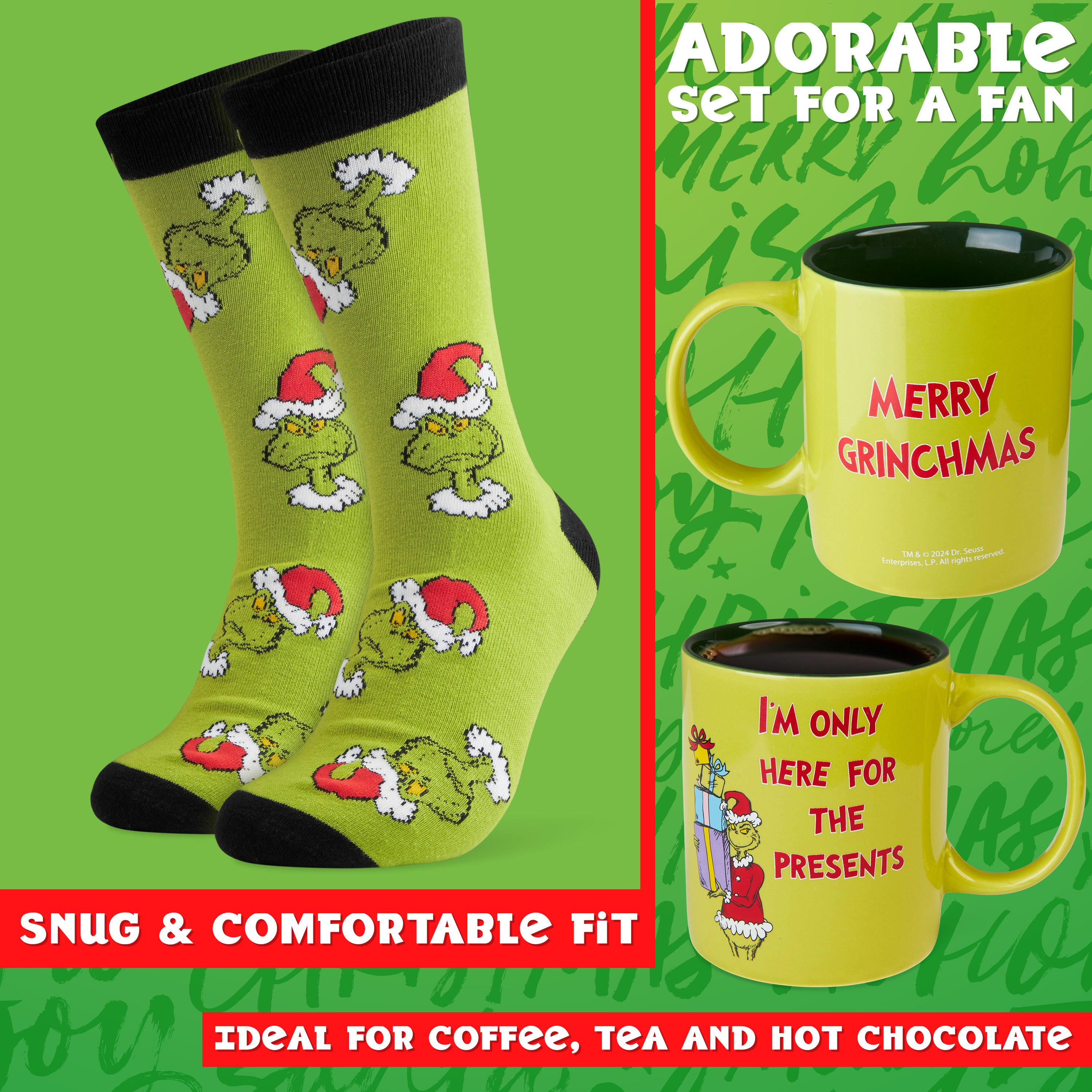 get-trend-home-kitchen-coffret-grinch-mug-325-ml-chaussettes image 4