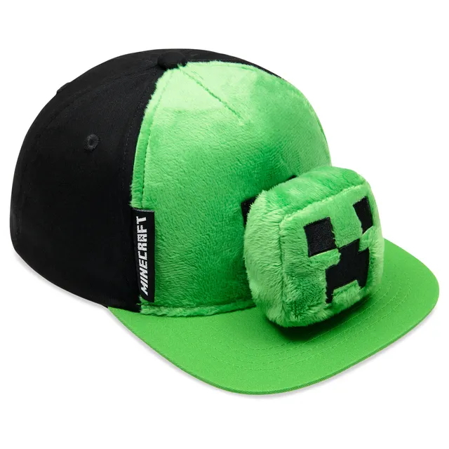 minecraft-casquette-gar-on-coton-peluche-amovible-gamer image 1