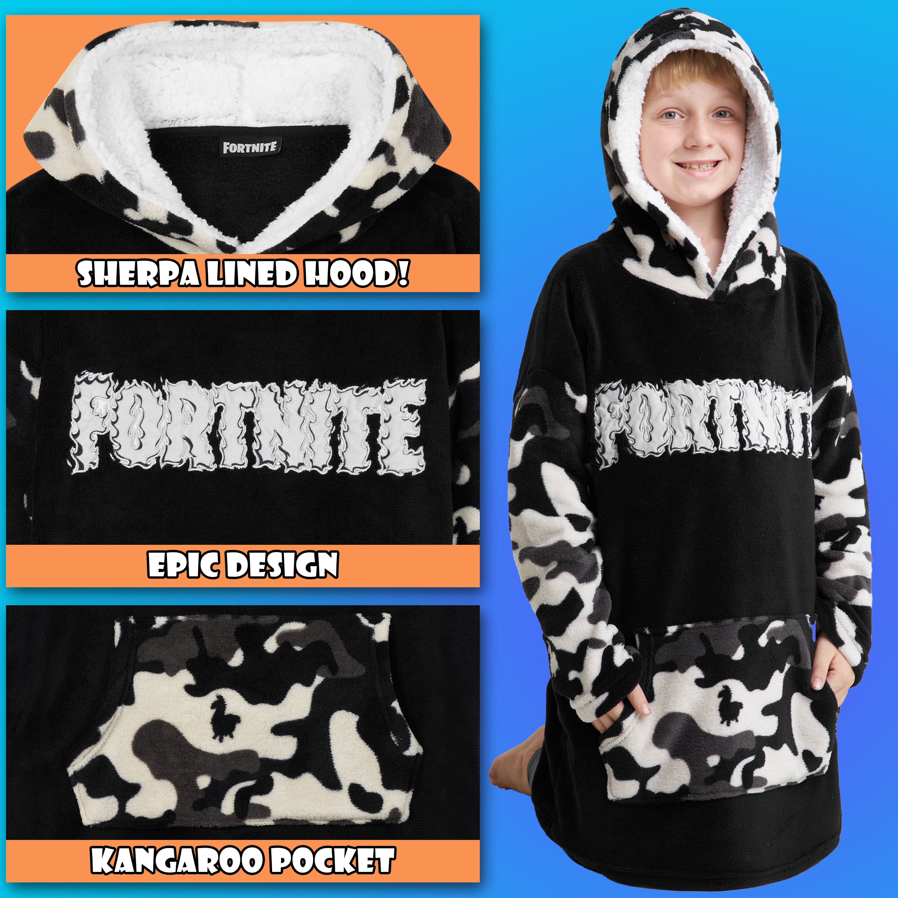 fortnite-boys-sweat-plaid-polaire-gar-on-14-ans-et image 4