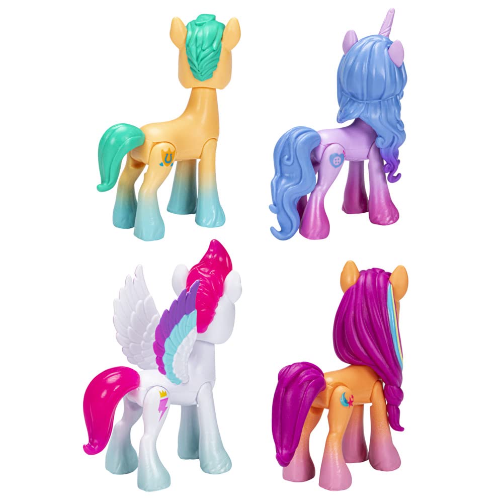 my-little-pony-cr-e-ton-style-baie-port-poney-4-poneys-50-accessoires image 7