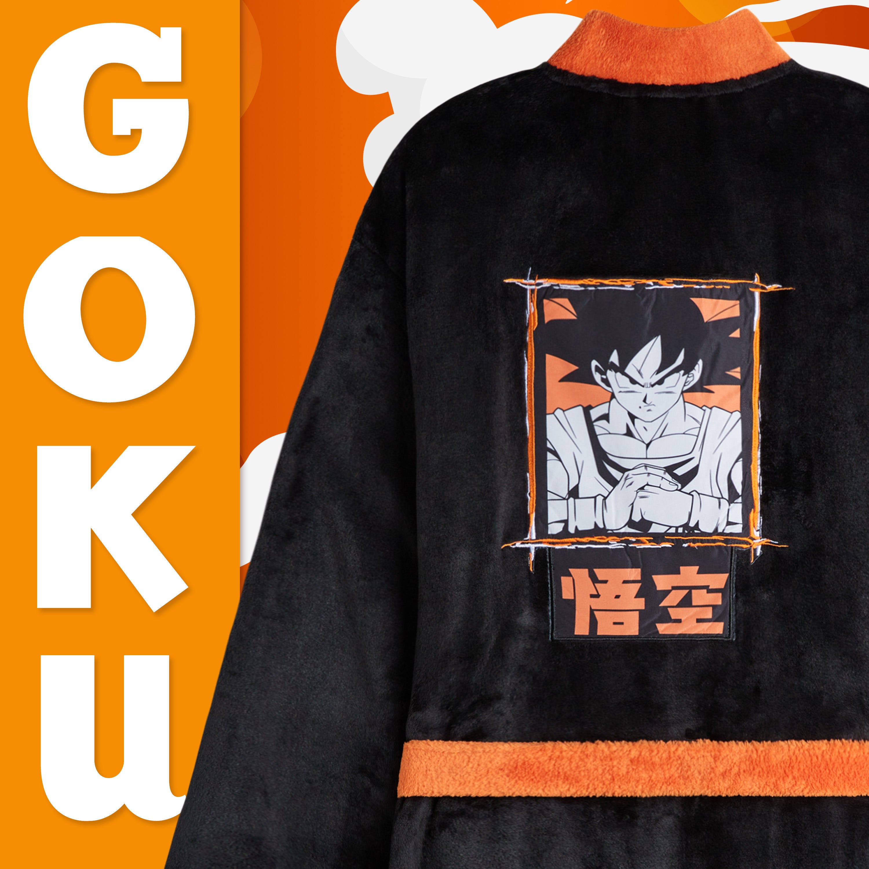 get-trend-men-dragon-ball-z-peignoir-homme-polaire-taille-l image 4