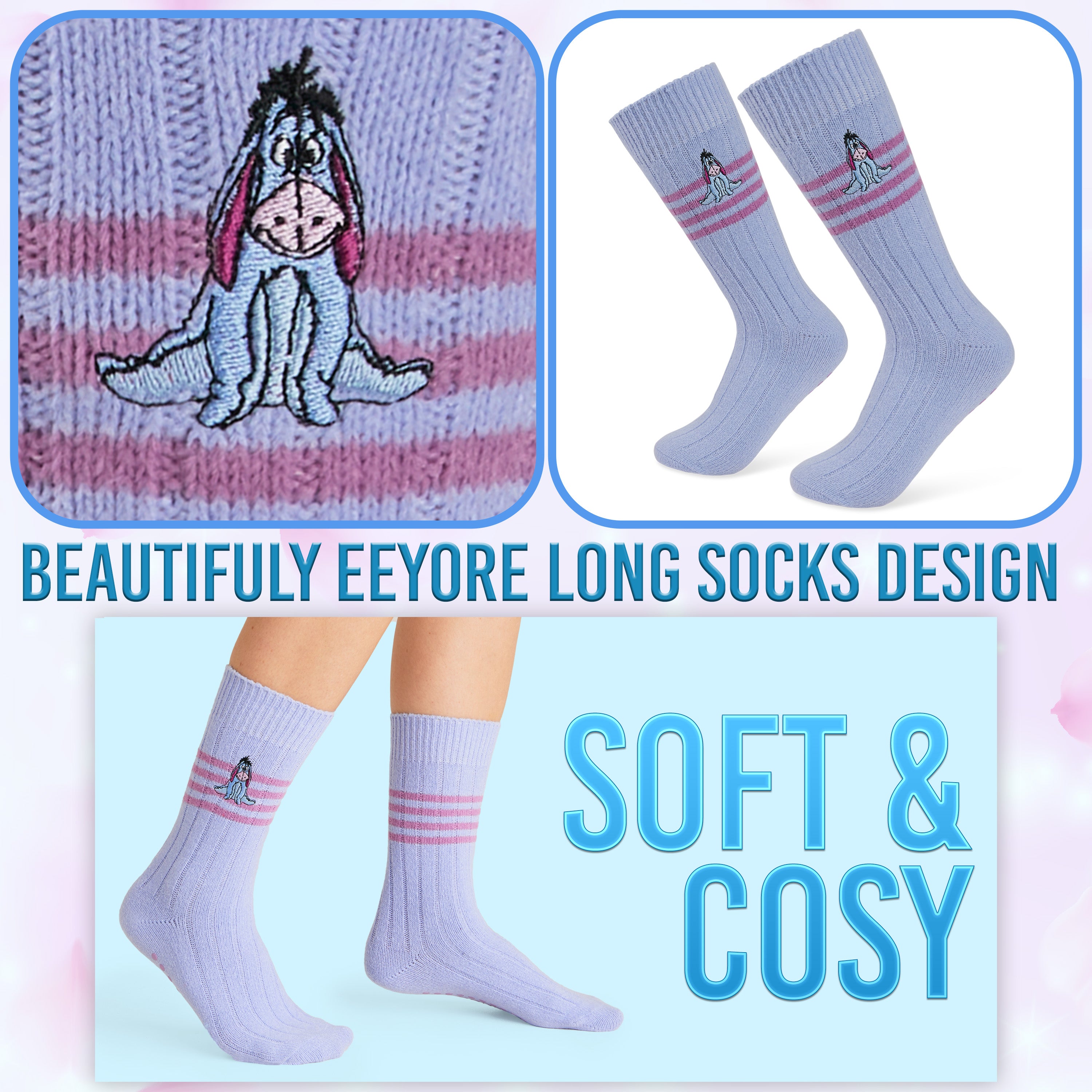 disney-bourriquet-chaussettes-pilou-femme-antid-rapantes-taille-unique image 4