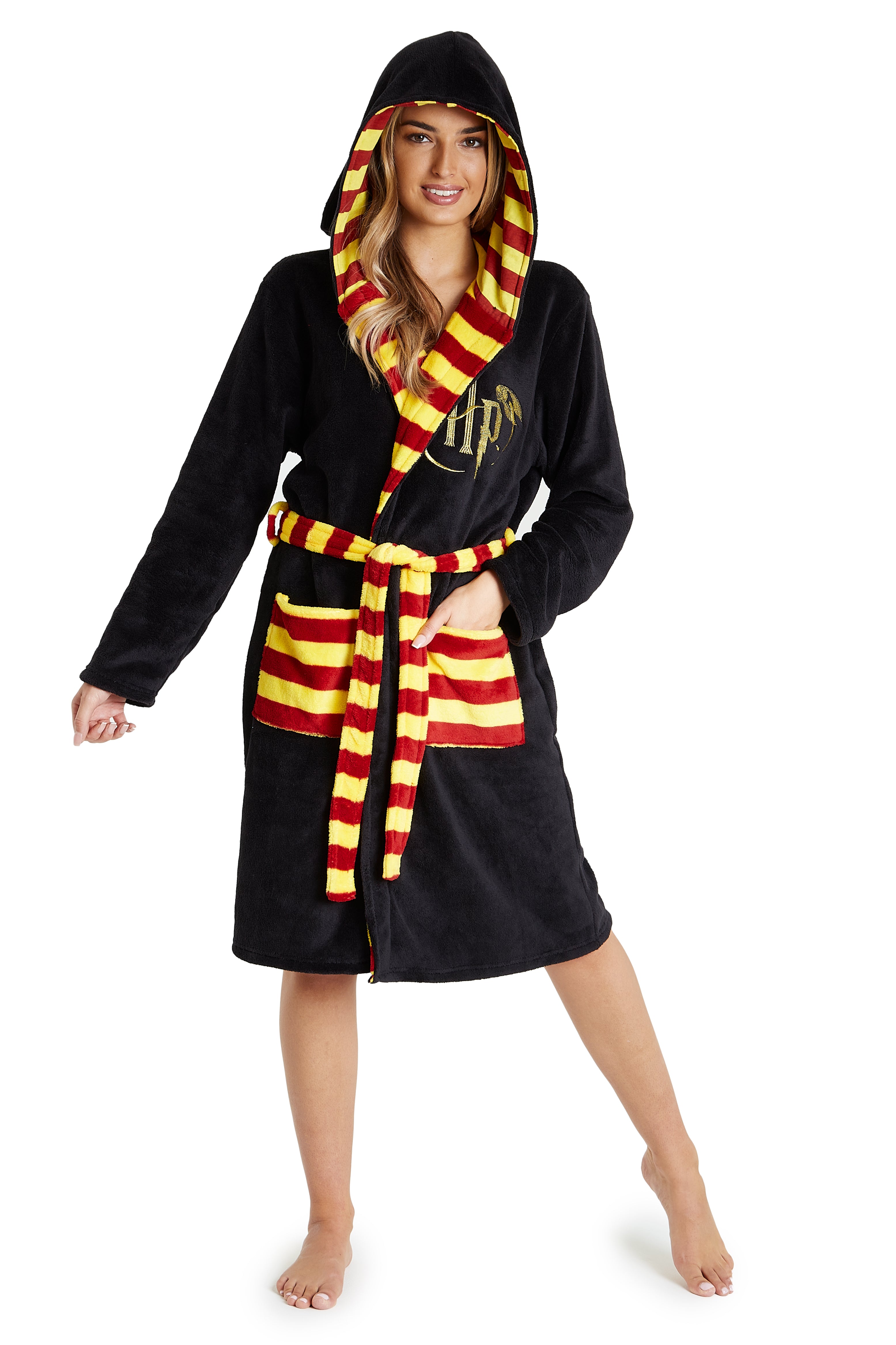 harry-potter-peignoir-polaire-adulte-capuche-taille-m image 1
