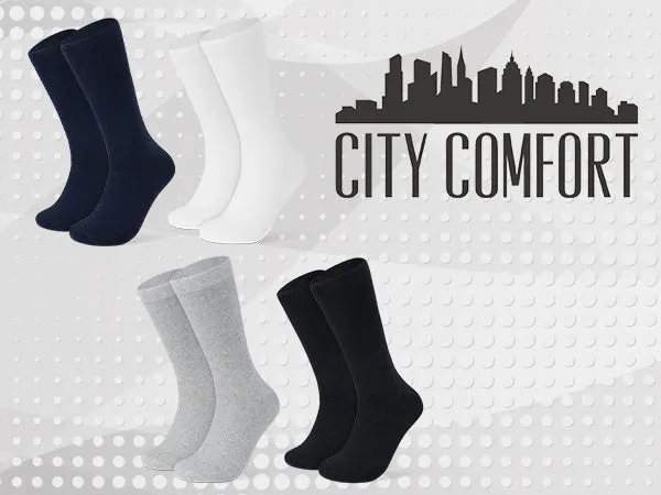 citycomfort-chaussettes-homme-coton-mi-mollet-lot-12 image 1