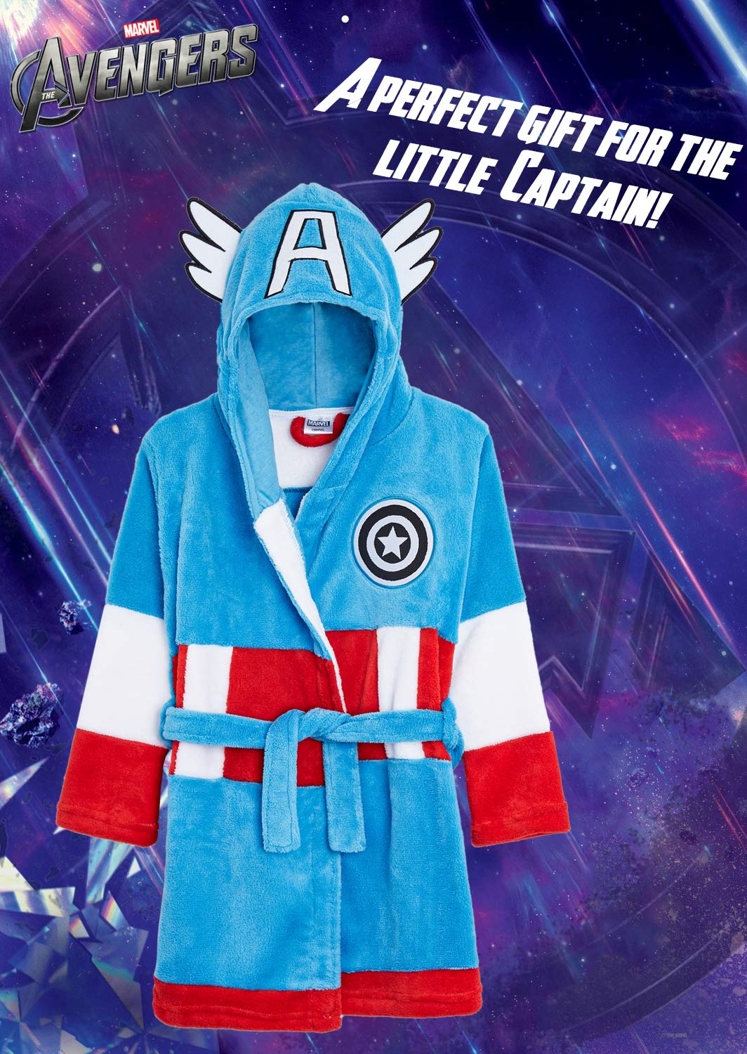 marvel-peignoir-polaire-enfant-avengers-hulk-captain-america image 6