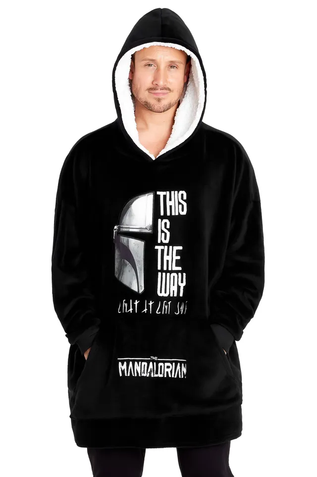 star-wars-mandalorian-sweat-plaid-capuche-homme-baby-yoda image 1