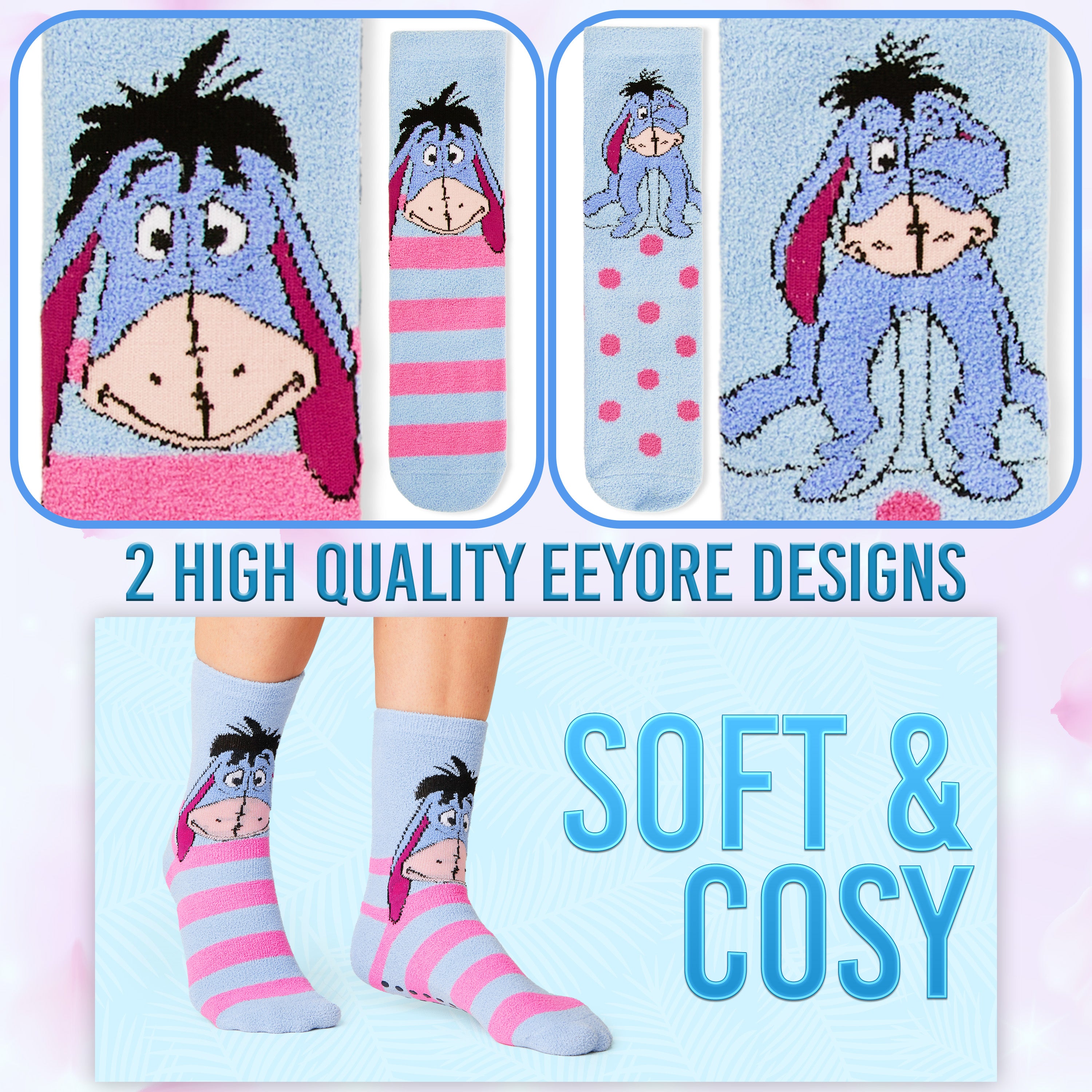 disney-chaussettes-pilou-femme-lot-2-bourriquet-antid-rapantes image 4