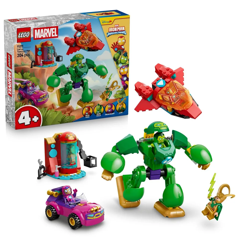 lego-marvel-11211-loki-contre-team-iron-man-jeu-204-pi-ces image 1