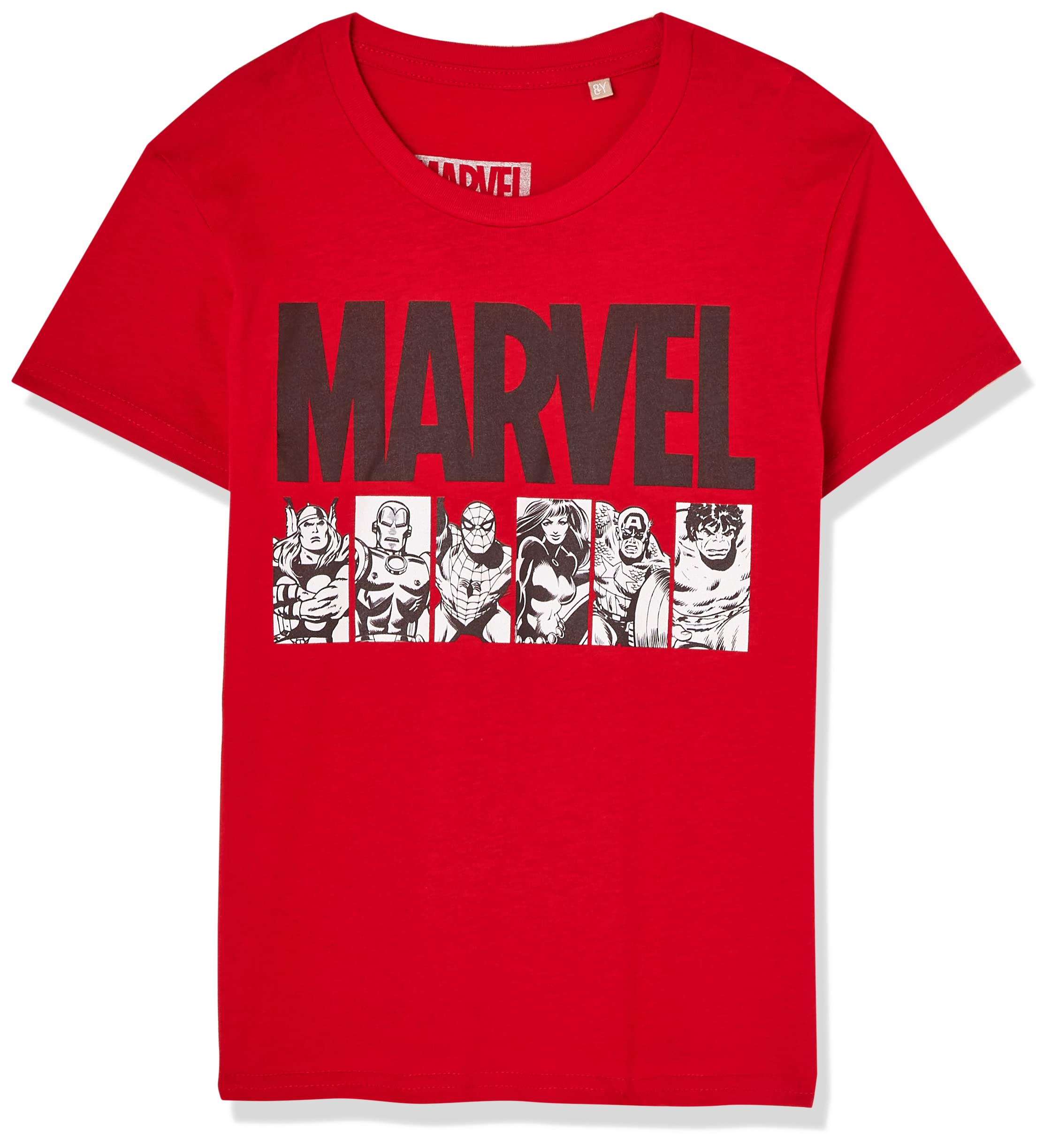 marvel-t-shirt-gar-on-blanc-6-ans-coton-lot-1 image 6