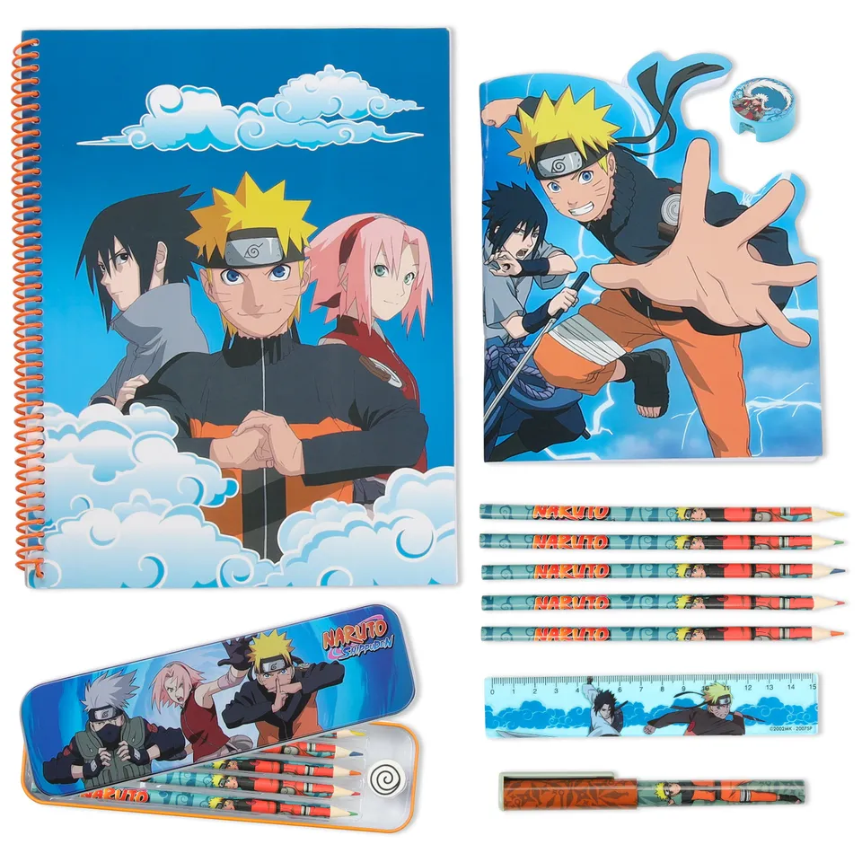 get-trend-school-supplies-naruto-kit-papeterie-trousse-carnets image 1