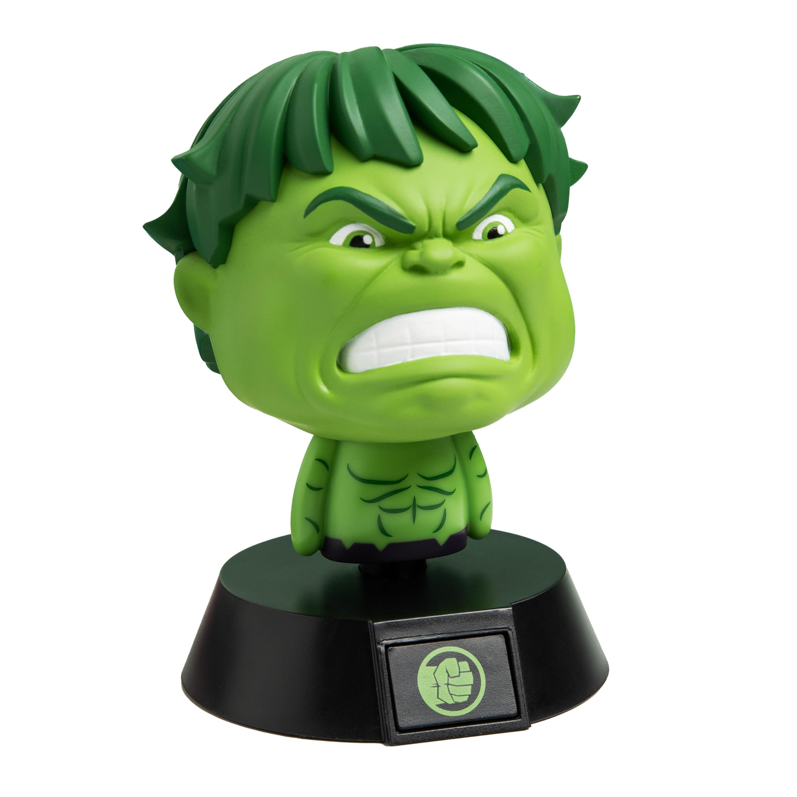 marvel-hulk-icon-light-lampe-veilleuse-verte-11-cm-piles image 1
