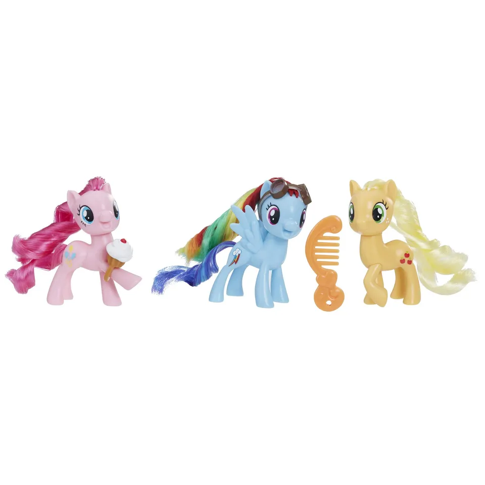 my-little-pony-friendship-is-magic-rainbow-dash-pack-3-figurines-7-5-cm image 1