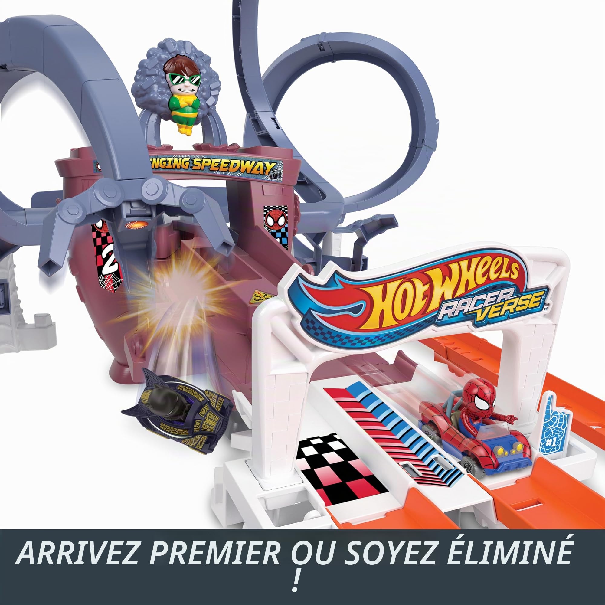 hot-wheels-racerverse-hpl34-circuit-voiture-piste-mobile-spider-man image 5