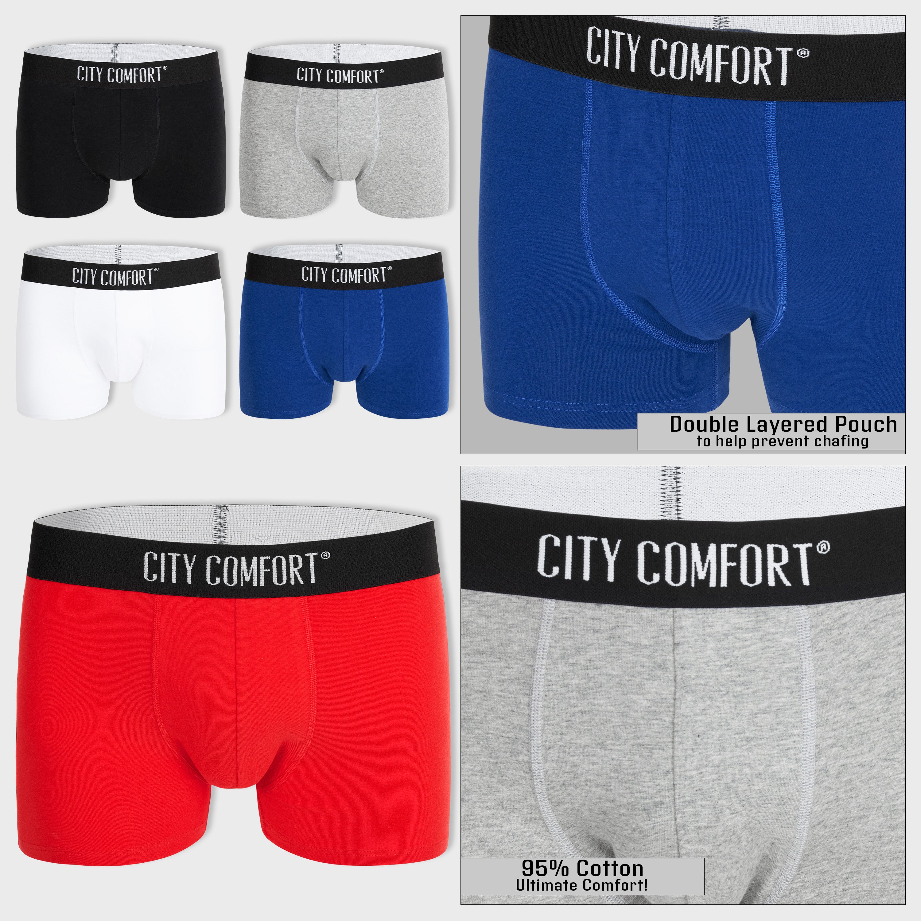 get-trend-boxer-homme-coton-lot-5-stretch-confort image 4