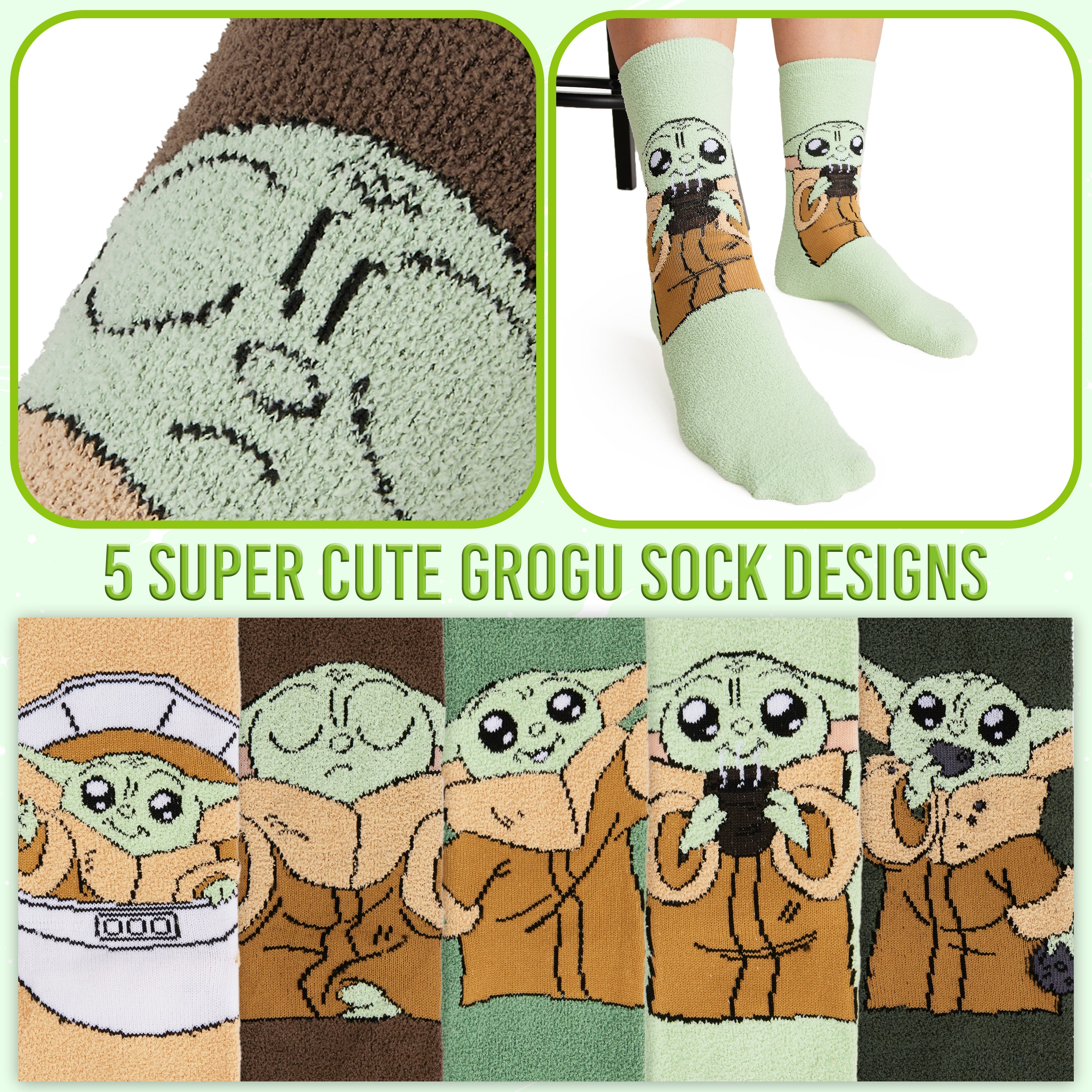 disney-mandalorian-chaussettes-pilou-femme-lot-5-baby-yoda image 4