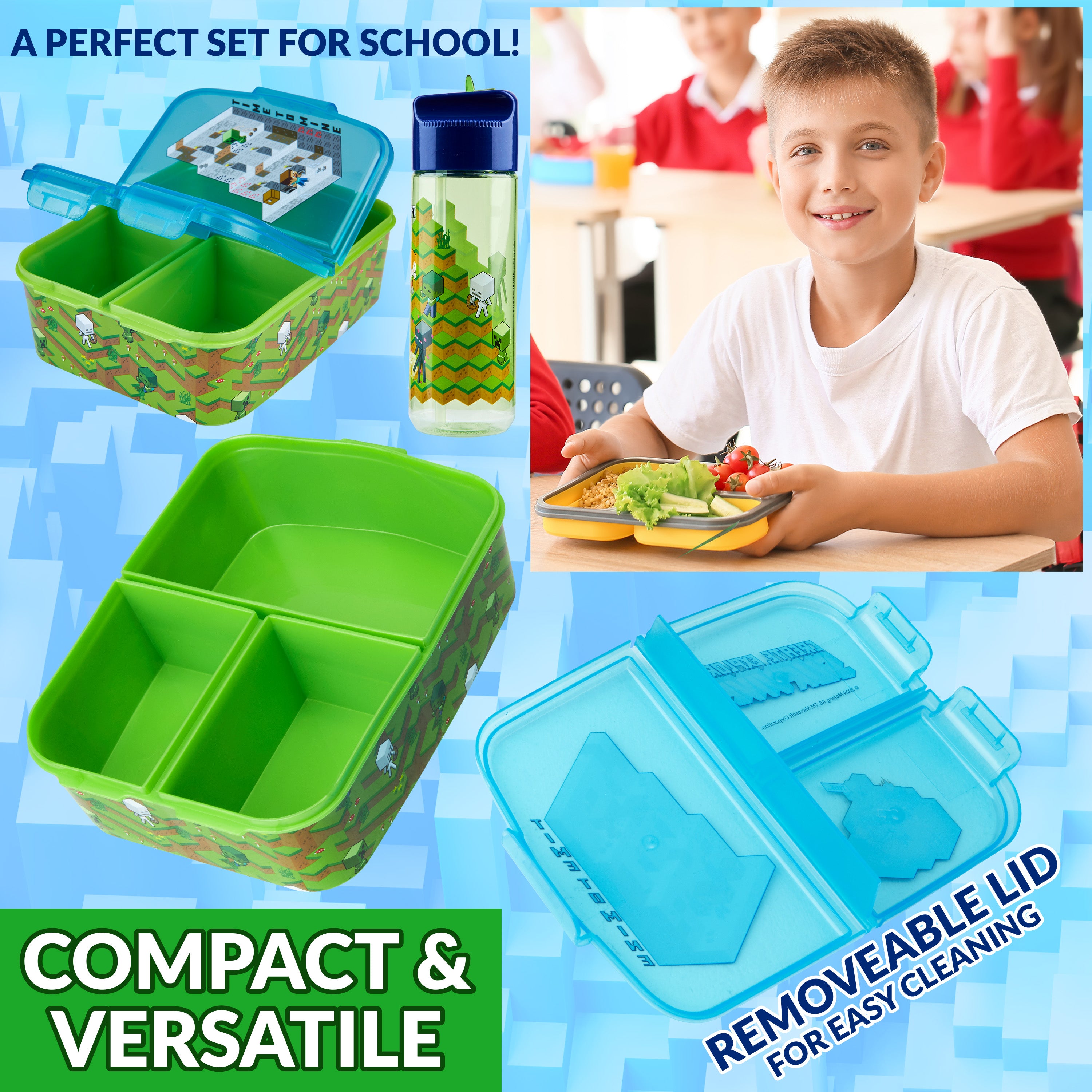 get-trend-school-supplies-lunch-box-minecraft-gourde-340-ml image 5