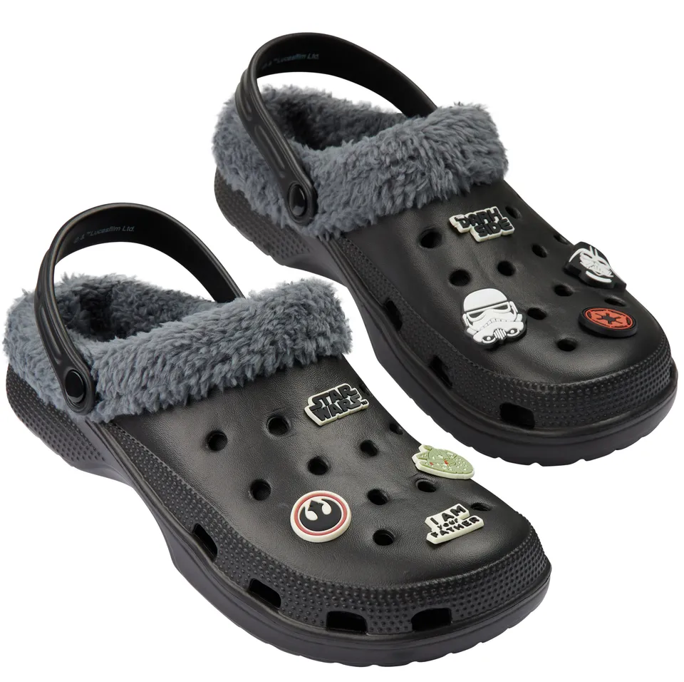 star-wars-sabots-homme-fourr-s-charms-hiver-slip-on image 1